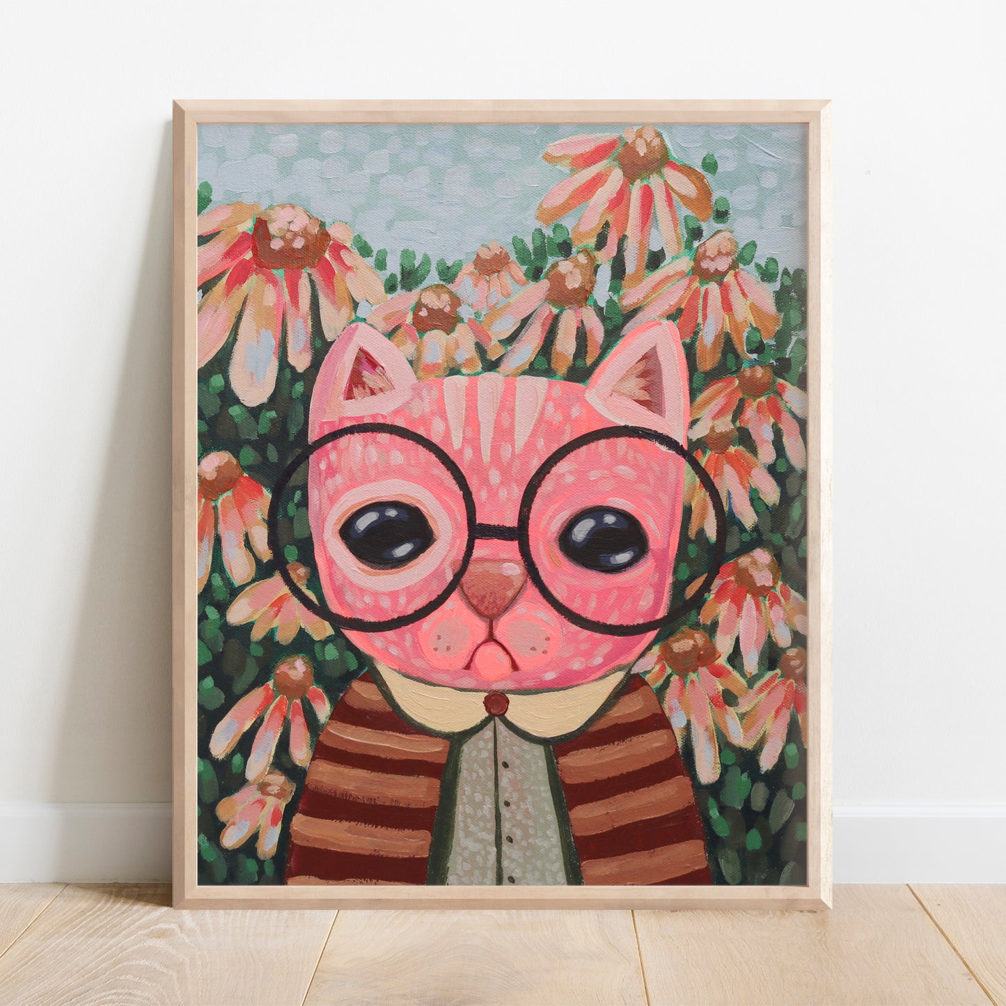 “Purrfessor” - 8x10 Limited Edition Print - Collaboration with Mira Byler