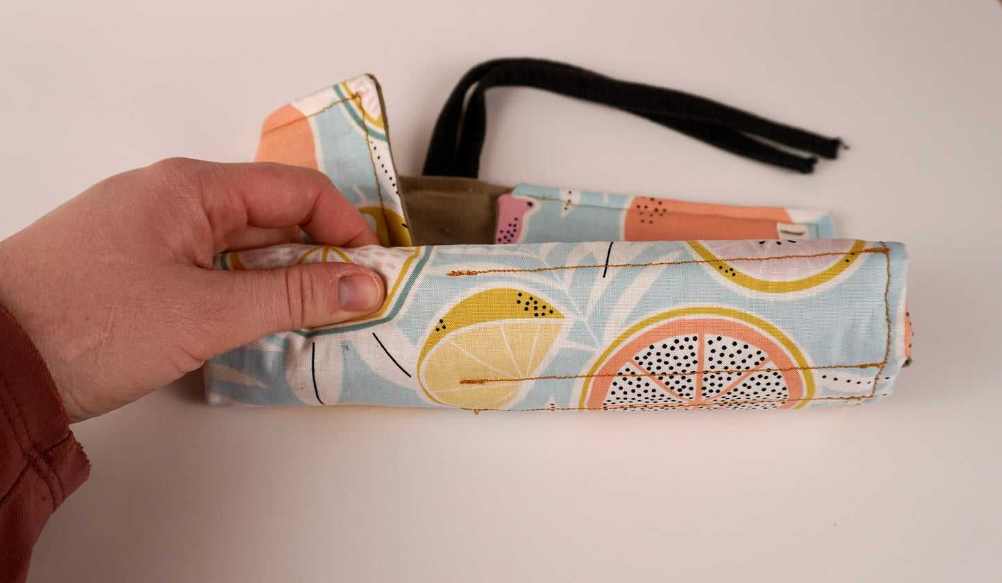 Brown Canvas and Citrus - Creative Wrap
