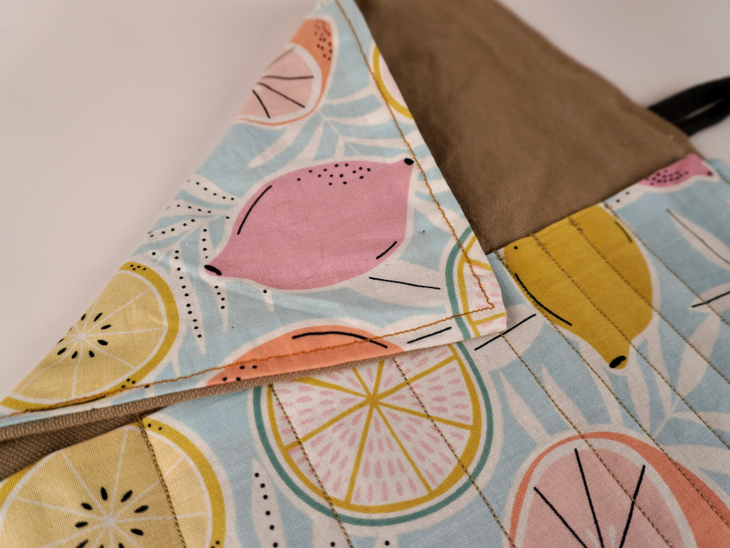 Brown Canvas and Citrus - Creative Wrap
