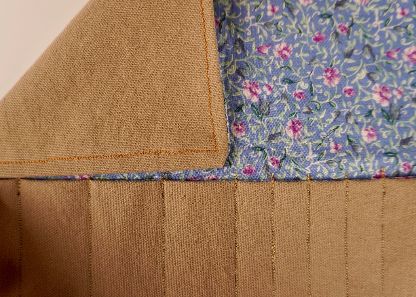 Brown Canvas and Floral - Creative Wrap