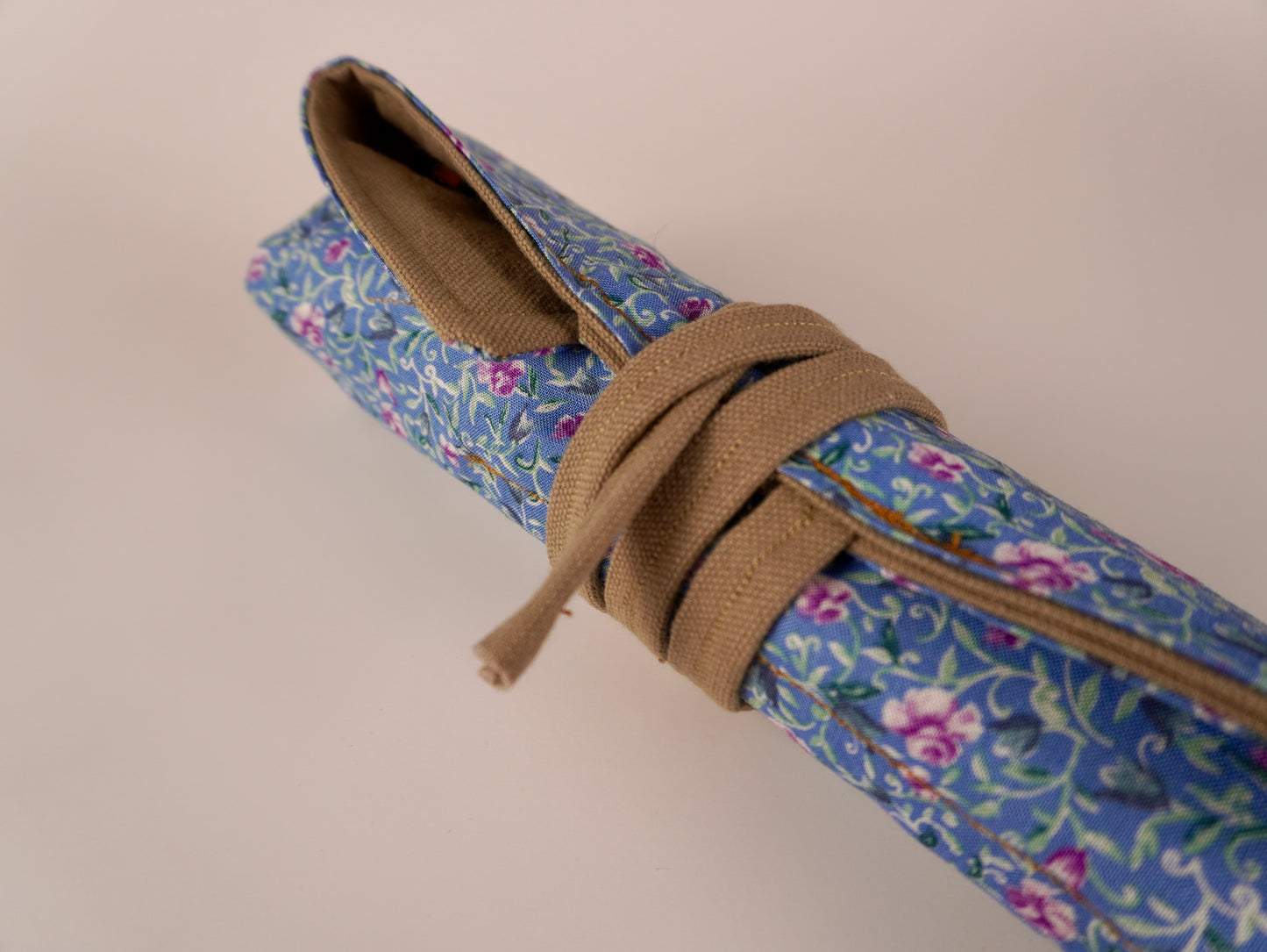 Floral and Brown Canvas - Creative Wrap