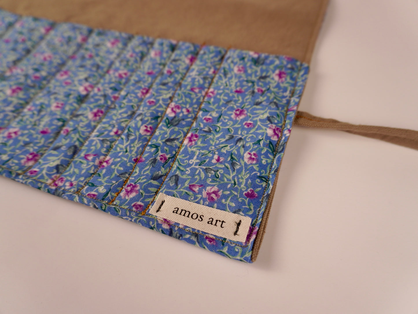 Floral and Brown Canvas - Creative Wrap