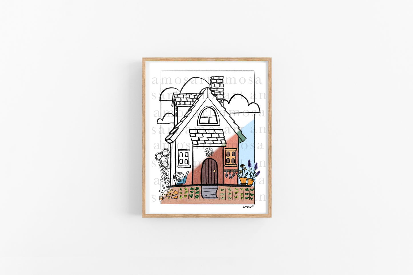 FREE Color & Connect coloring pages - Gardening