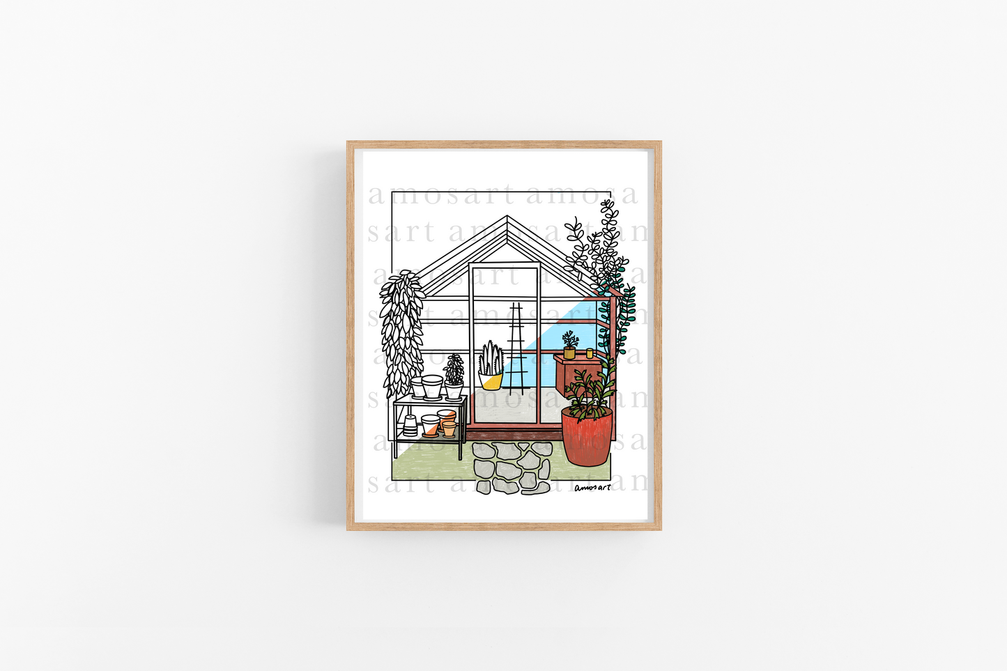 Coloring Page - Green House