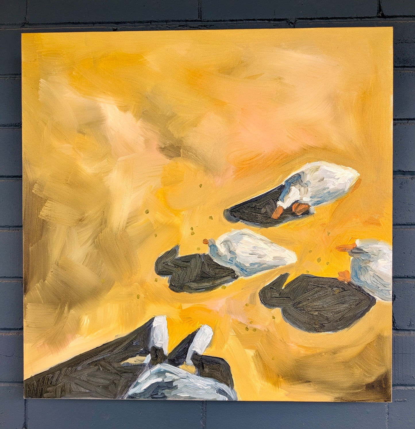 “Another Please”- 16x16 Original Oil Painting