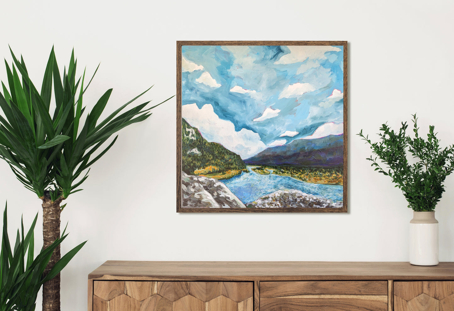 “Highway Jasper” - 44x44 Original Acrylic Painting