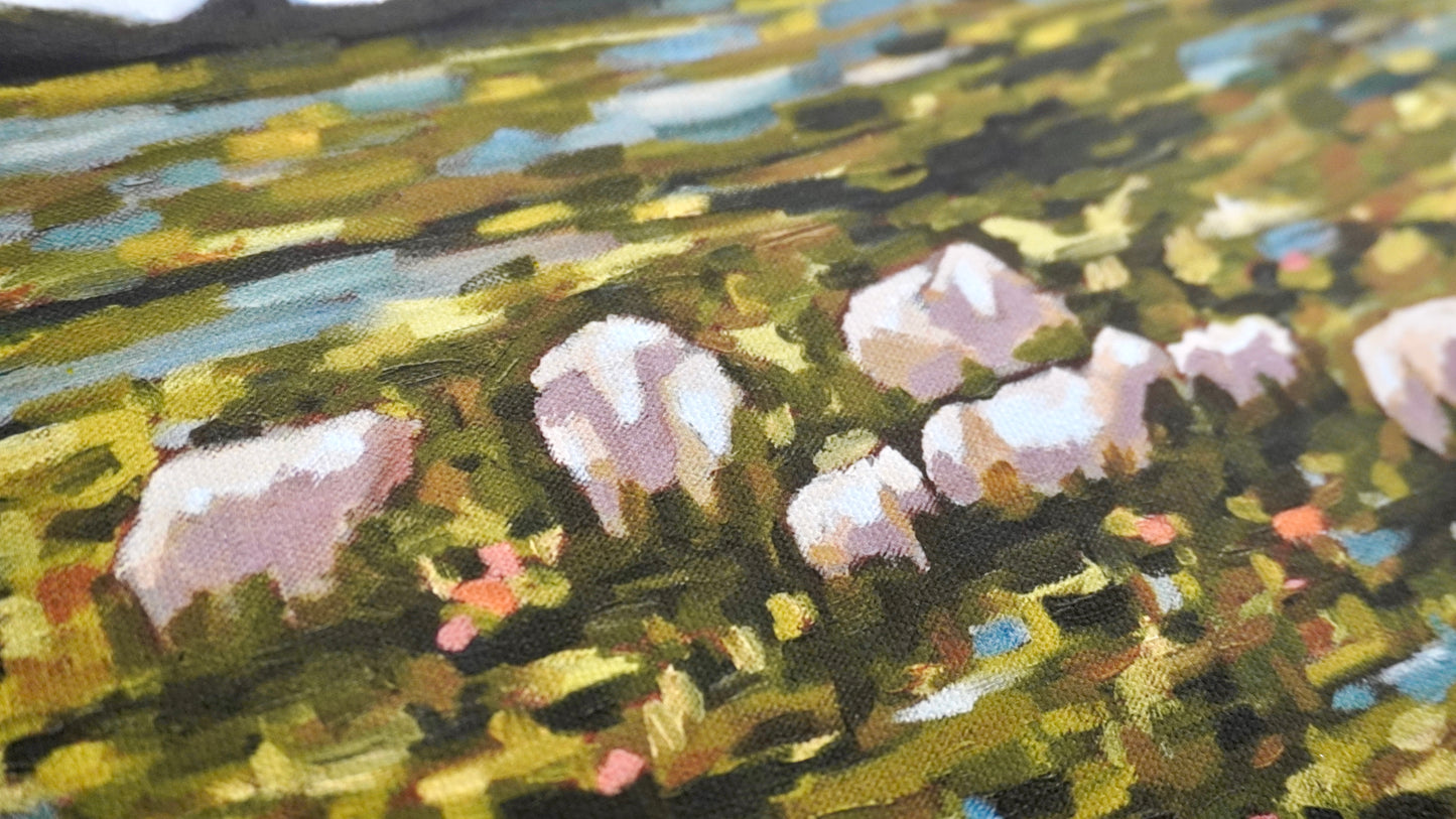 "Don't Underestimate Myself" - 12x24 Oil Painting Print