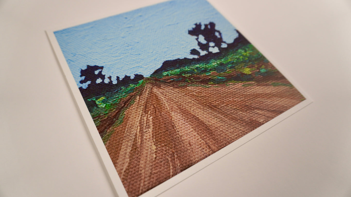 "Spot the Difference 1" - 6x6 Acrylic Painting Print