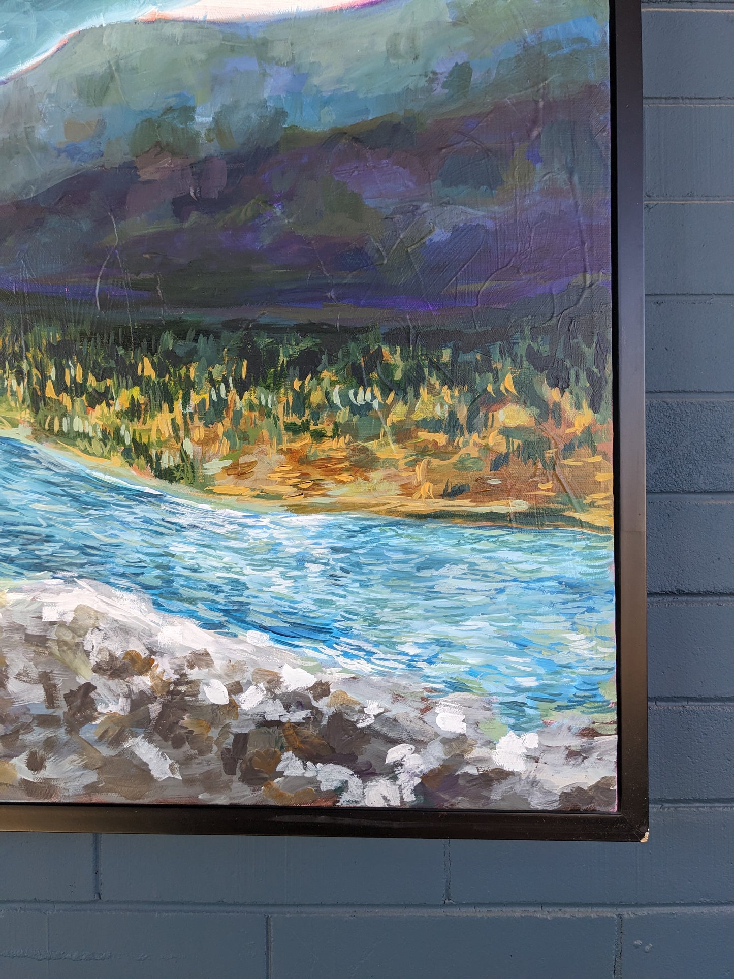“Highway Jasper” - 44x44 Original Acrylic Painting
