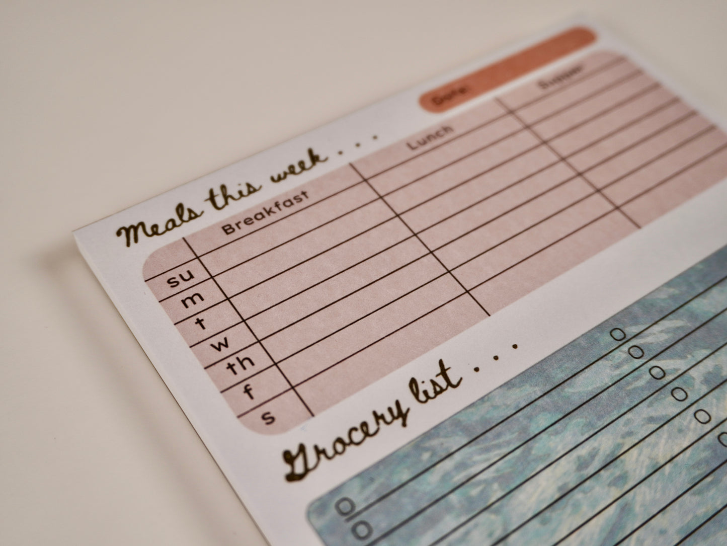 Weekly Meal Plan
