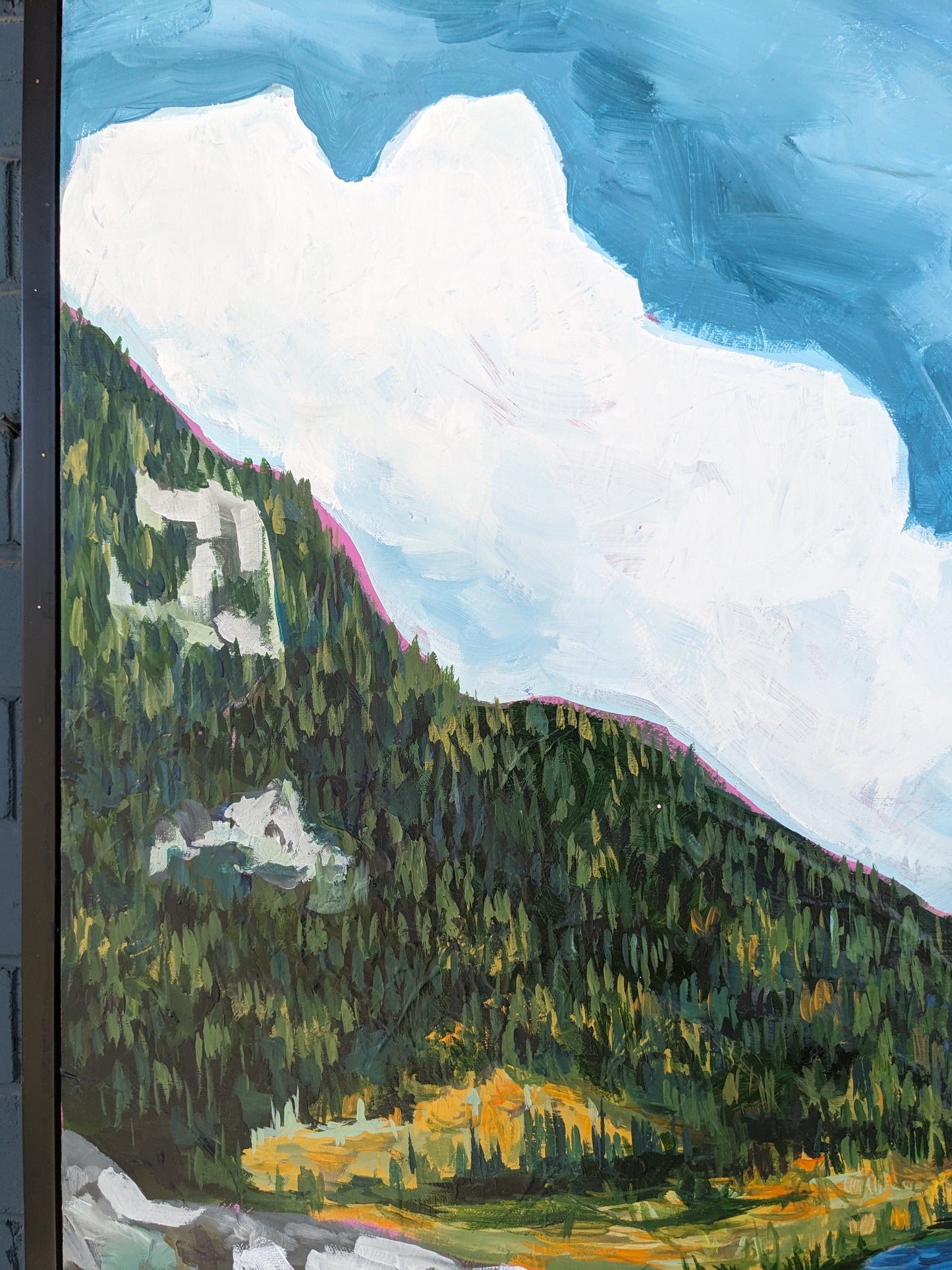 “Highway Jasper” - 44x44 Original Acrylic Painting