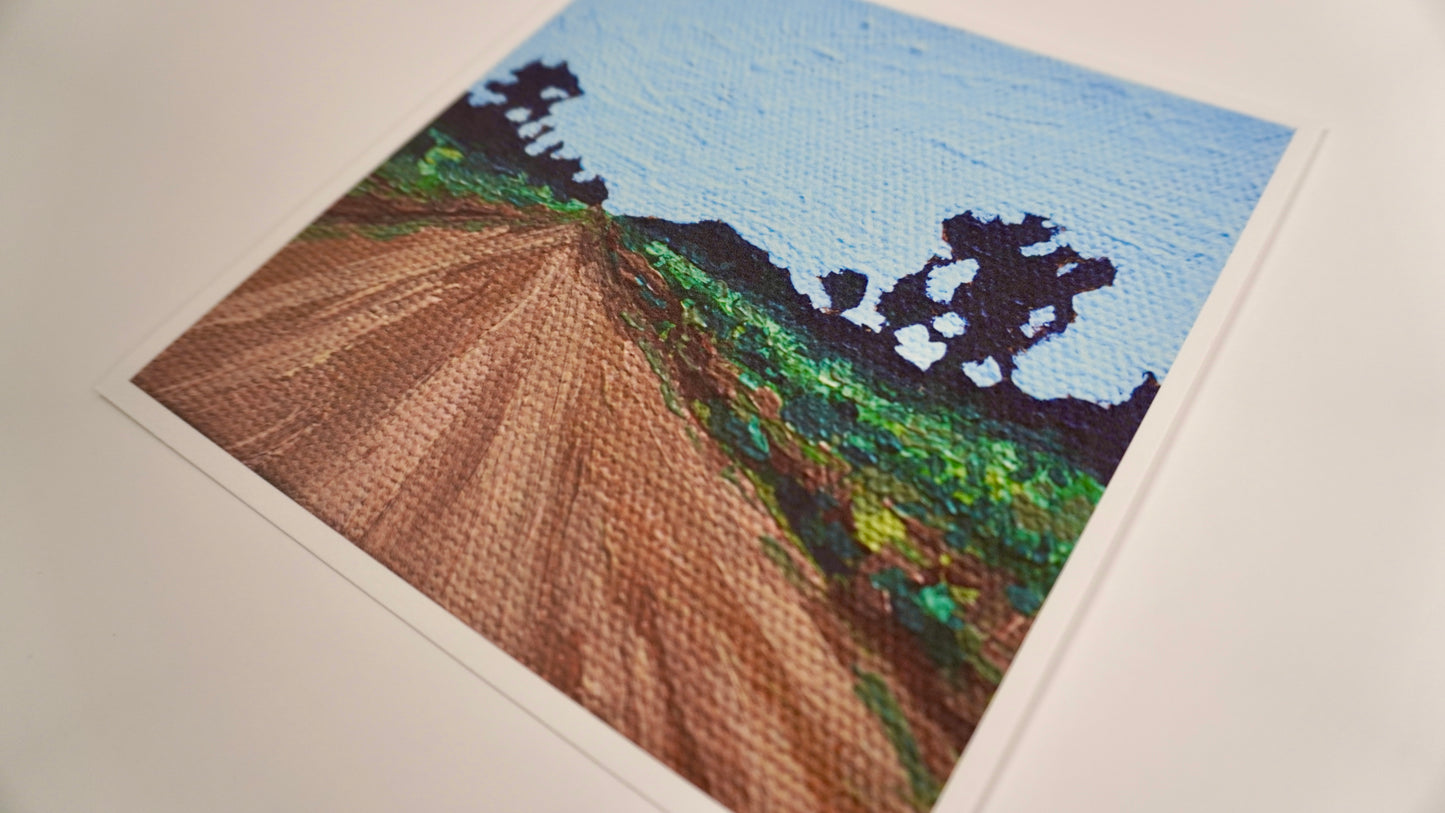 "Spot the Difference 1" - 6x6 Acrylic Painting Print