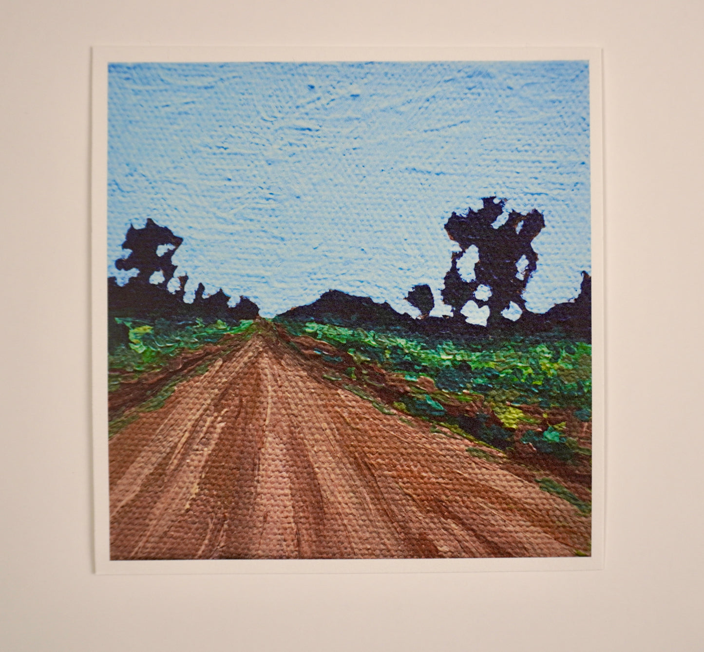 "Spot the Difference 1" - 6x6 Acrylic Painting Print