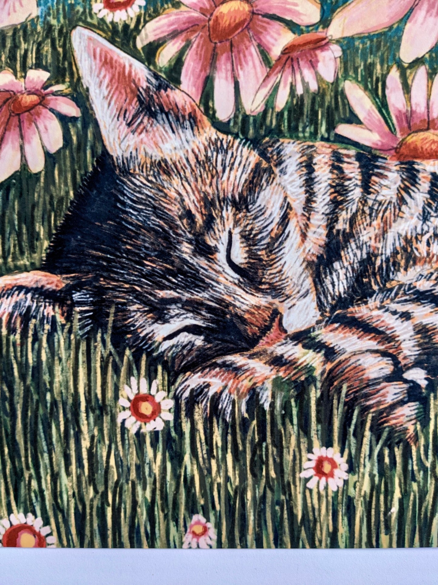 “Sleepy Boy” - 9” x 9” Digital Art Print