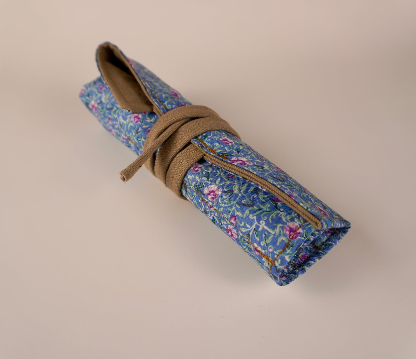 Floral and Brown Canvas - Creative Wrap