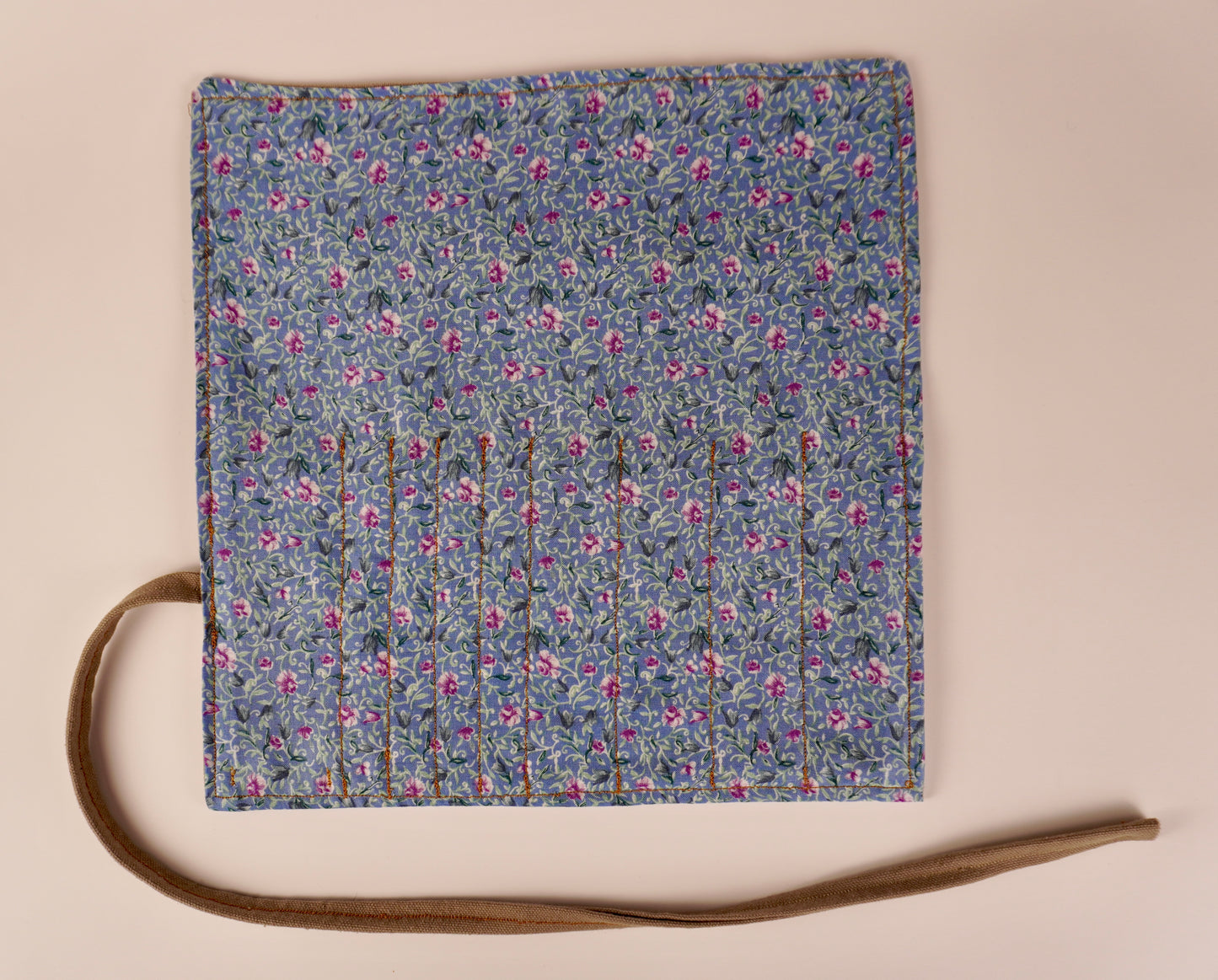 Floral and Brown Canvas - Creative Wrap