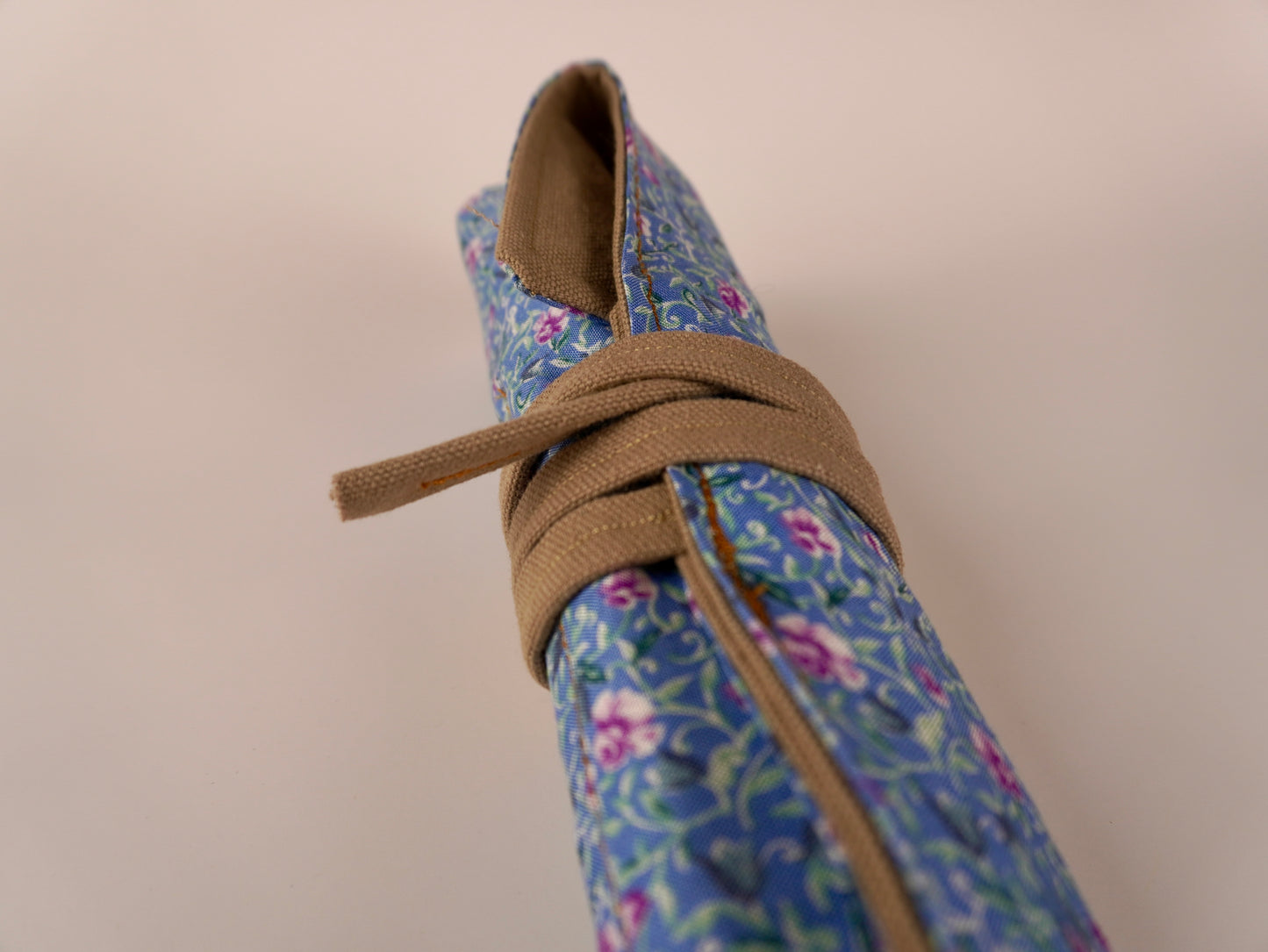 Floral and Brown Canvas - Creative Wrap