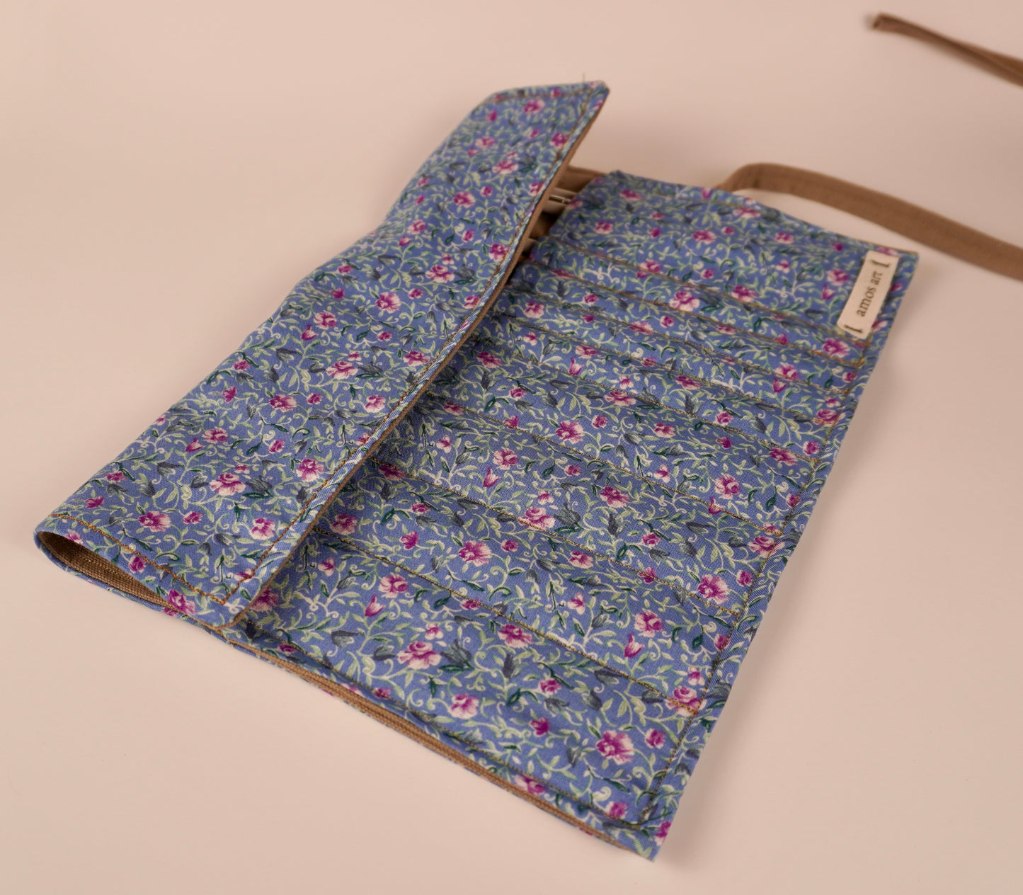 Floral and Brown Canvas - Creative Wrap