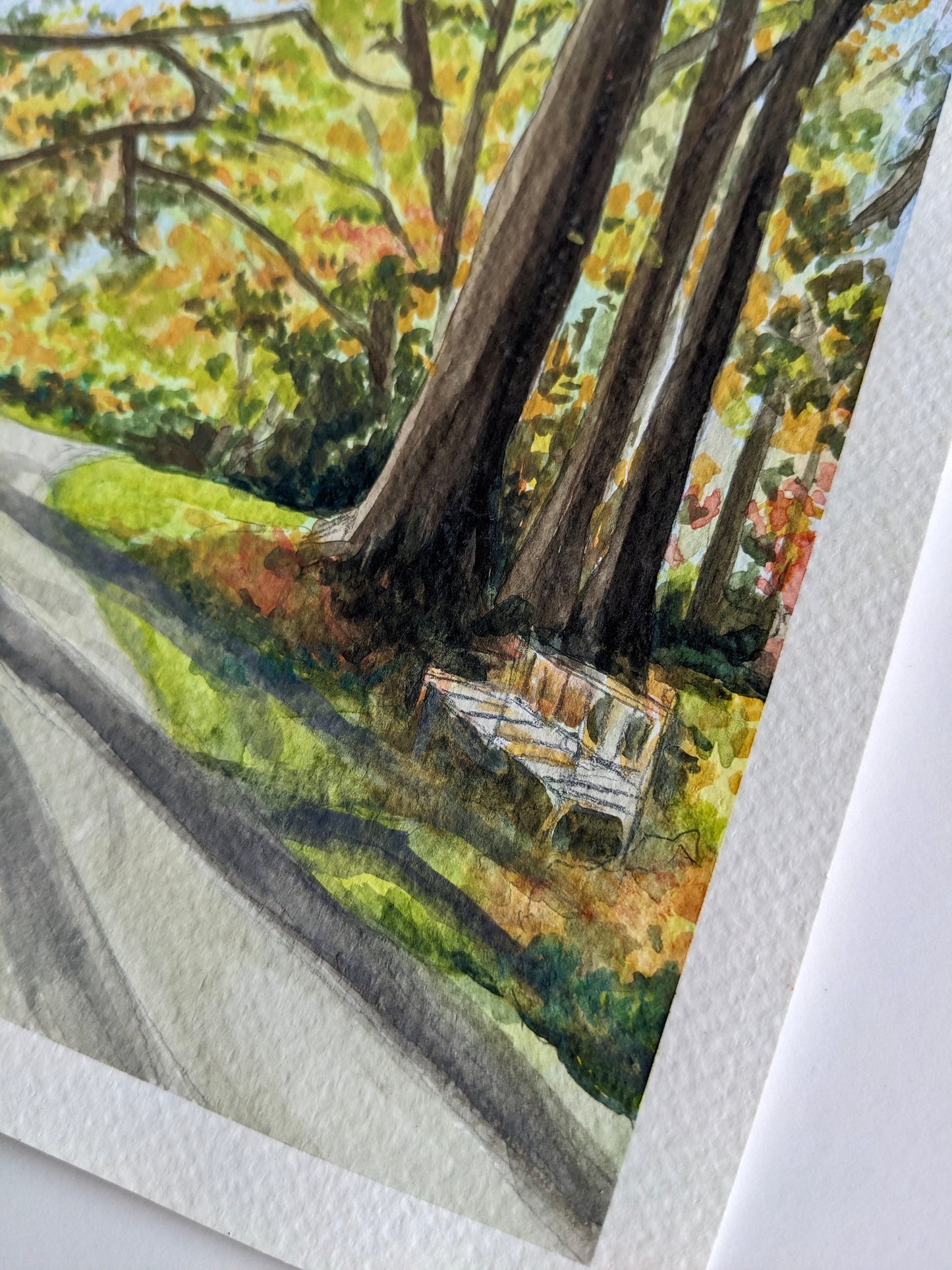 “Inniswood Metro Gardens” - 7x10 Watercolor Painting