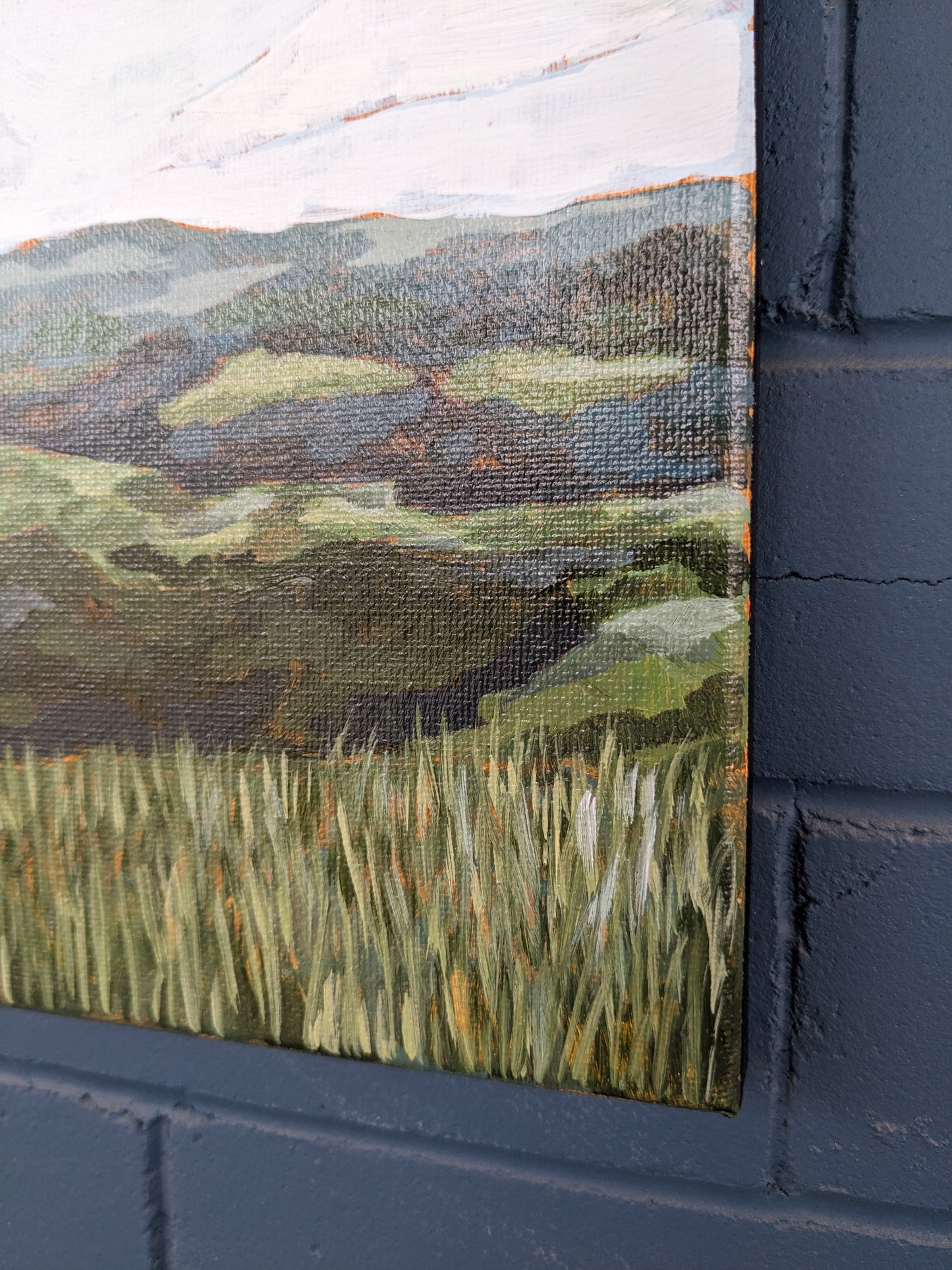 “Sacred Green” - 8x10 Original Acrylic Painting