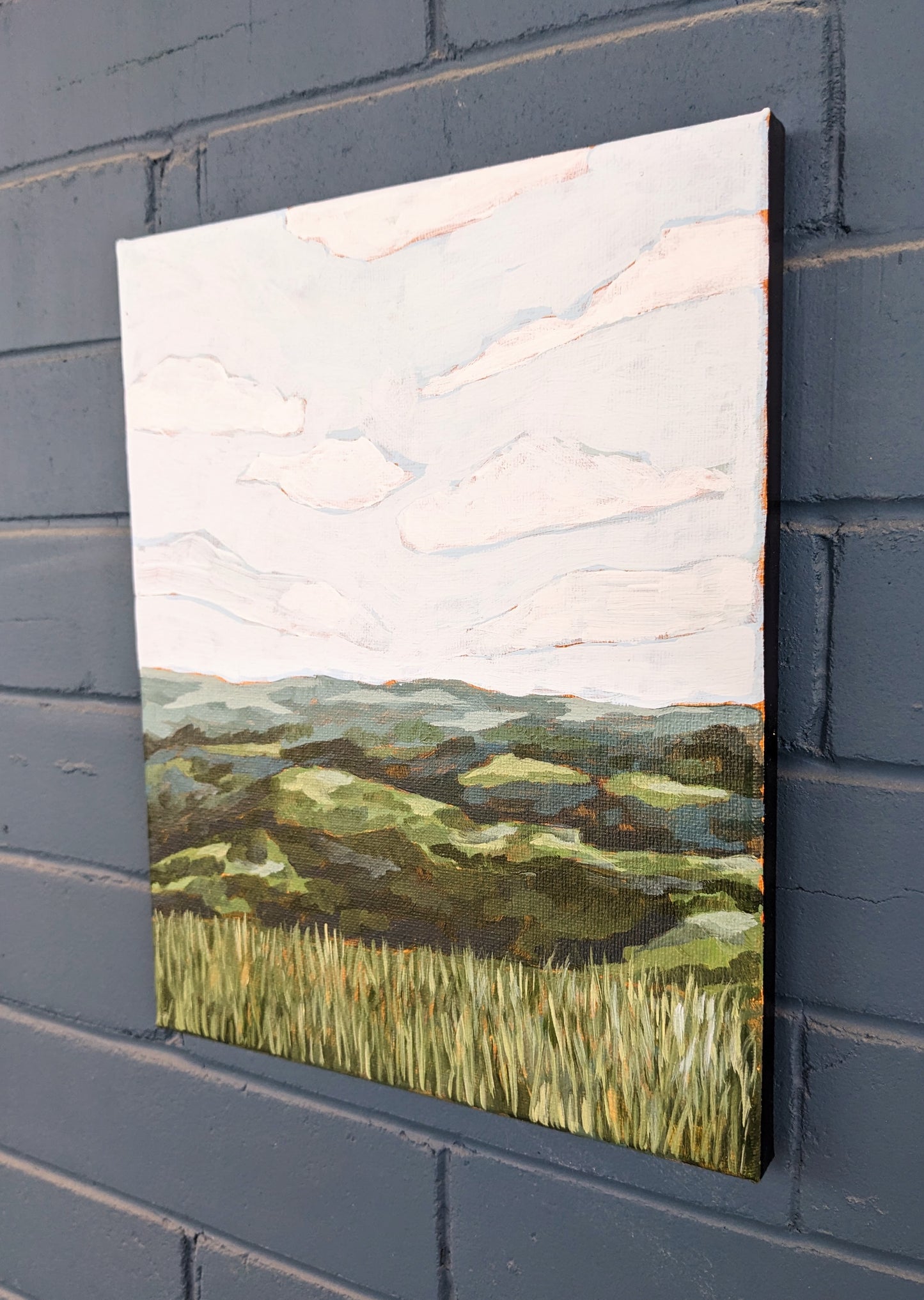 “Sacred Green” - 8x10 Original Acrylic Painting