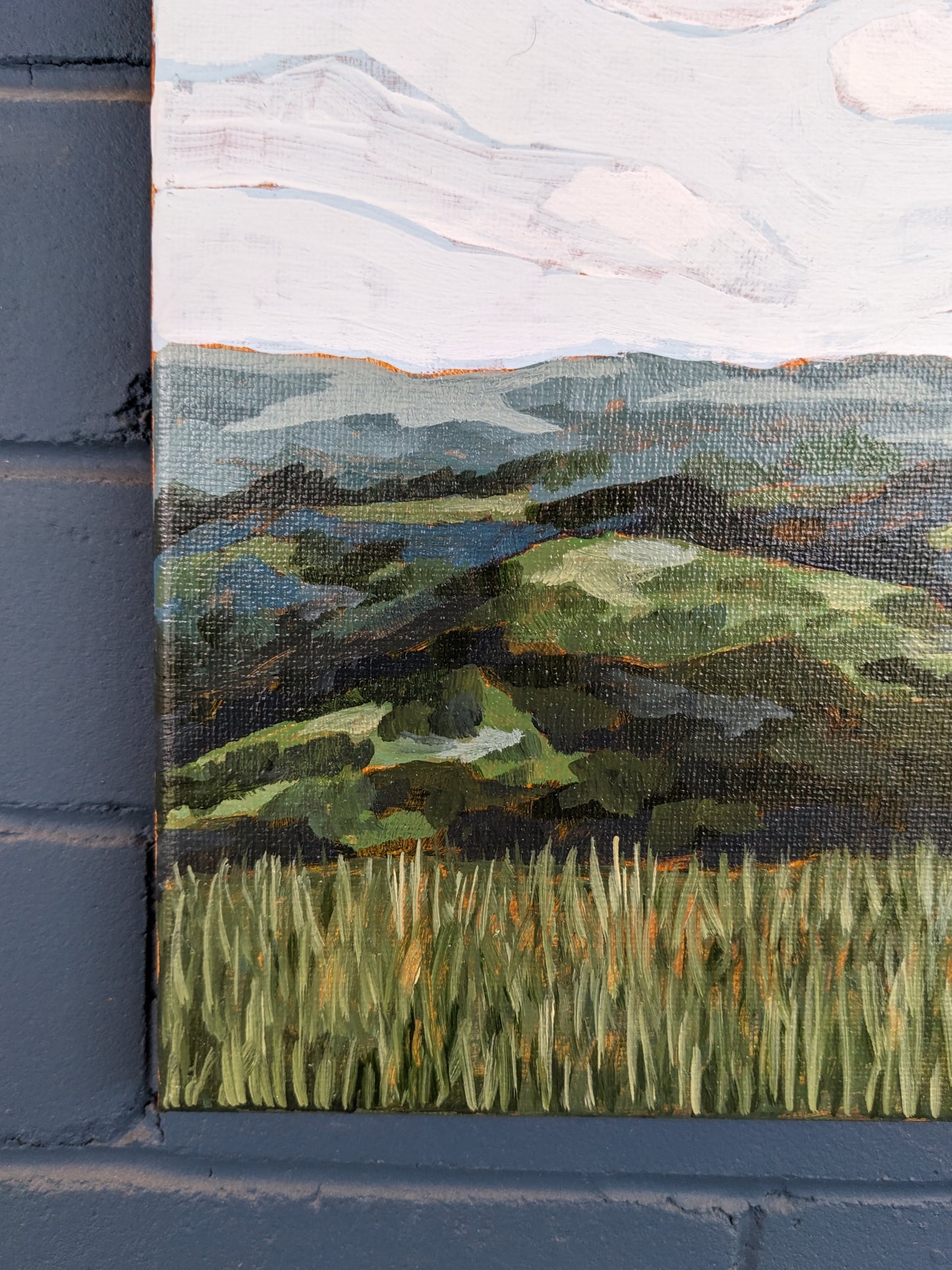 “Sacred Green” - 8x10 Original Acrylic Painting