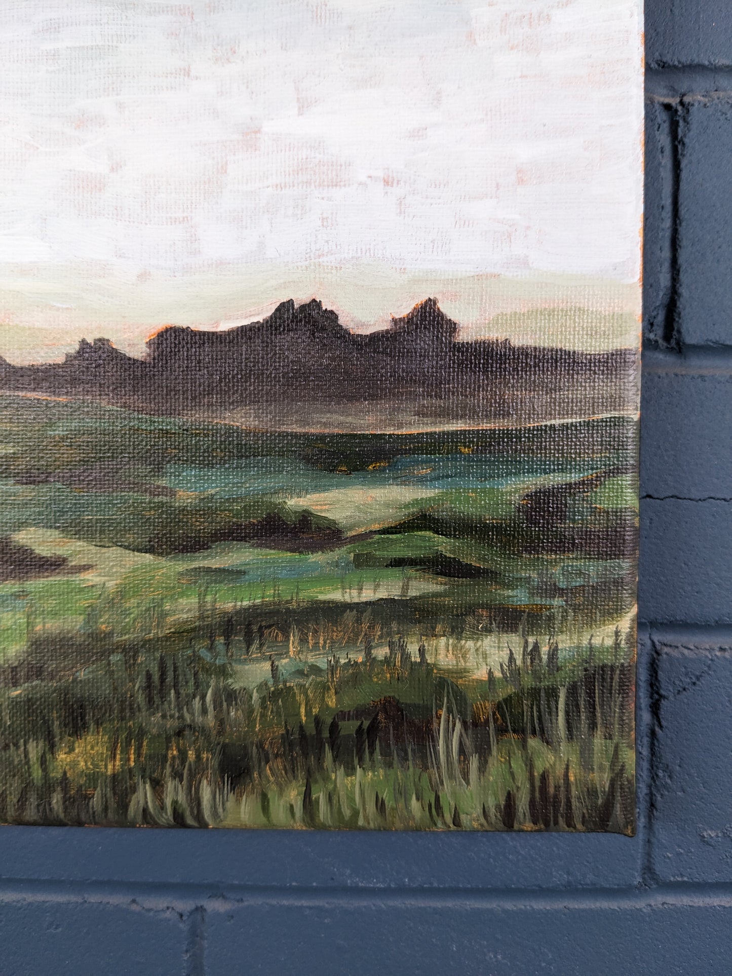 “Expansive Green” - 8x10 Original Acrylic Painting