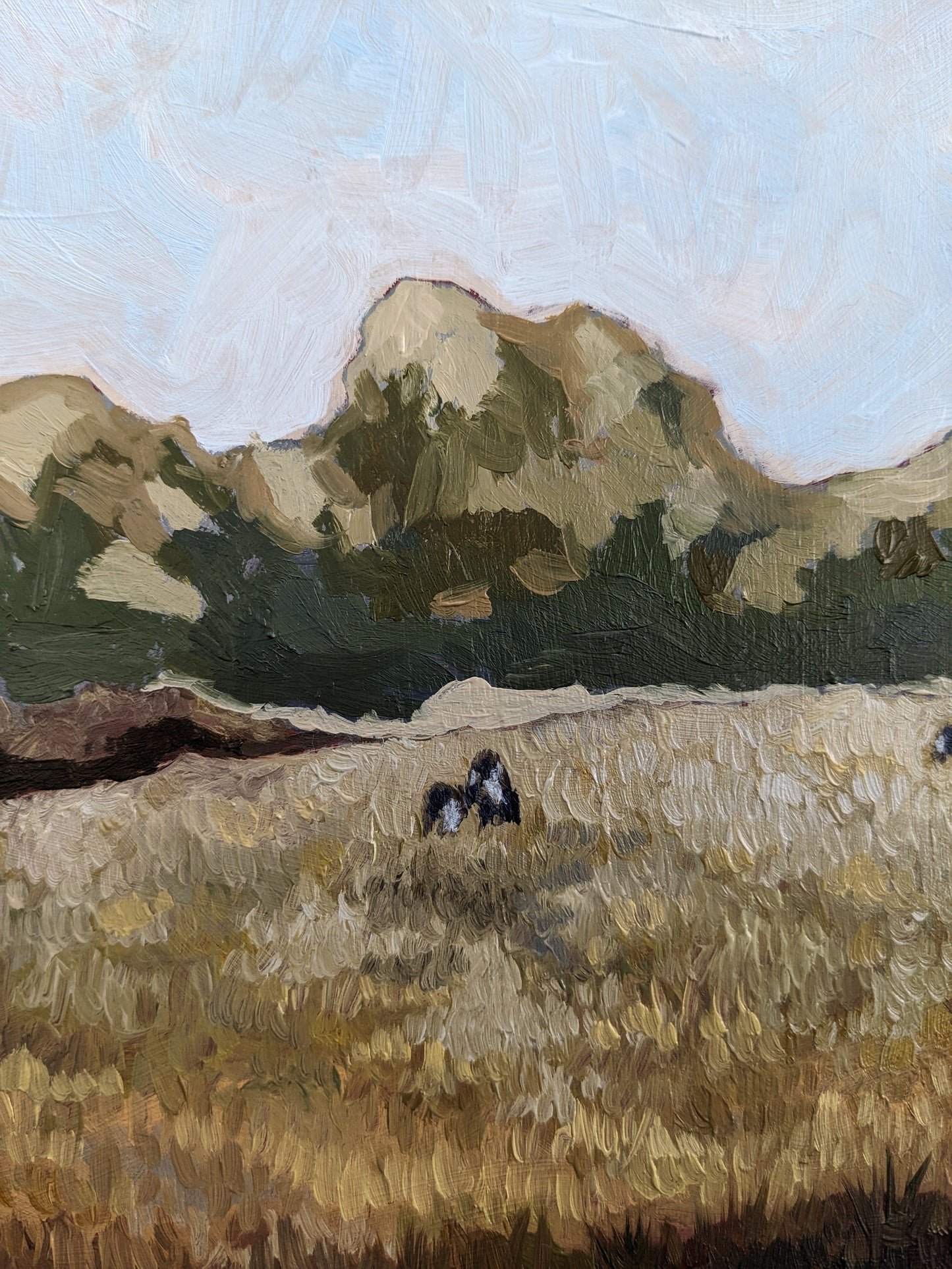 “Greener” - 12x12 Original Oil Painting