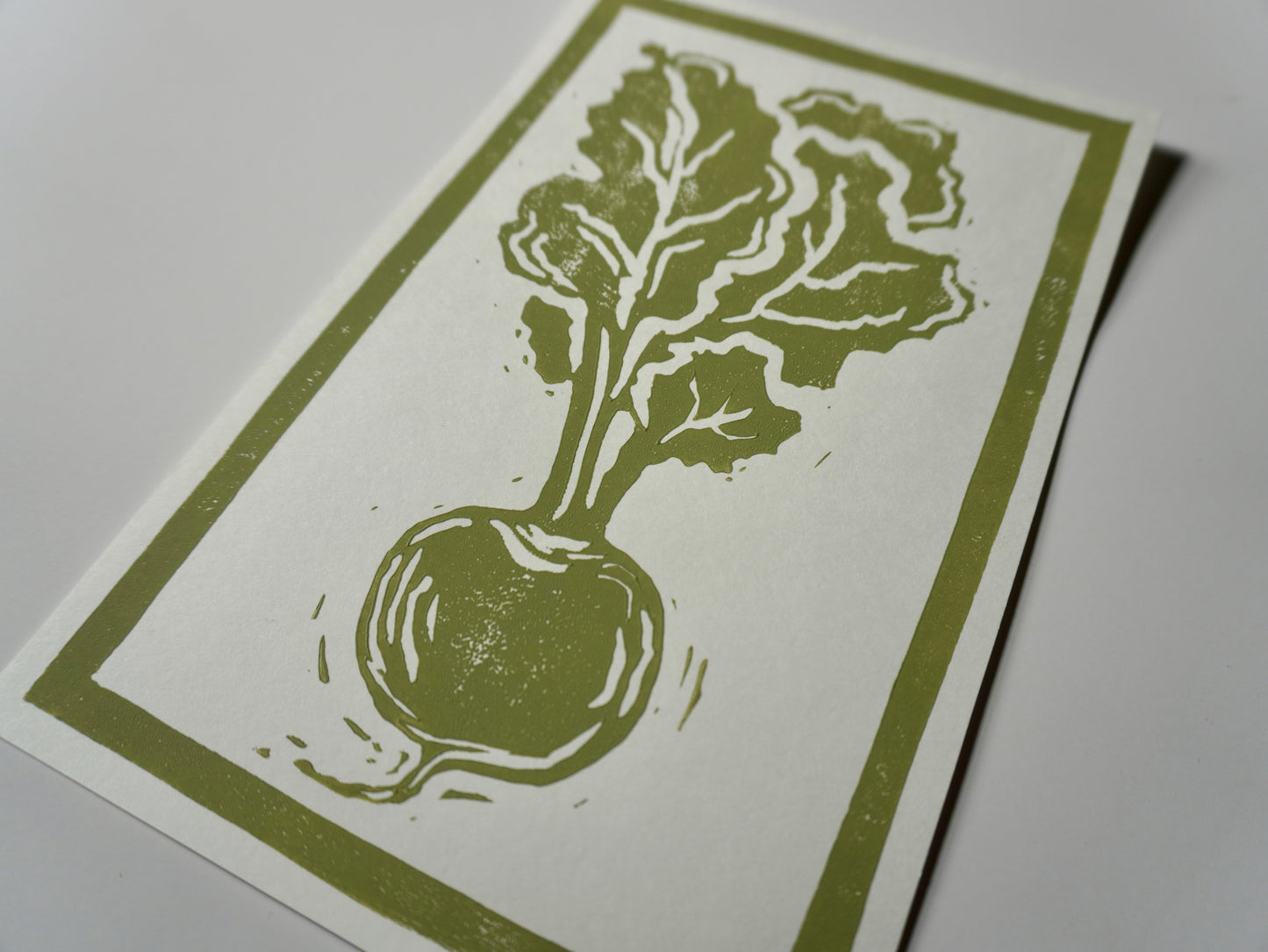 “Beet” - 8.5x5.5 Linocut Print