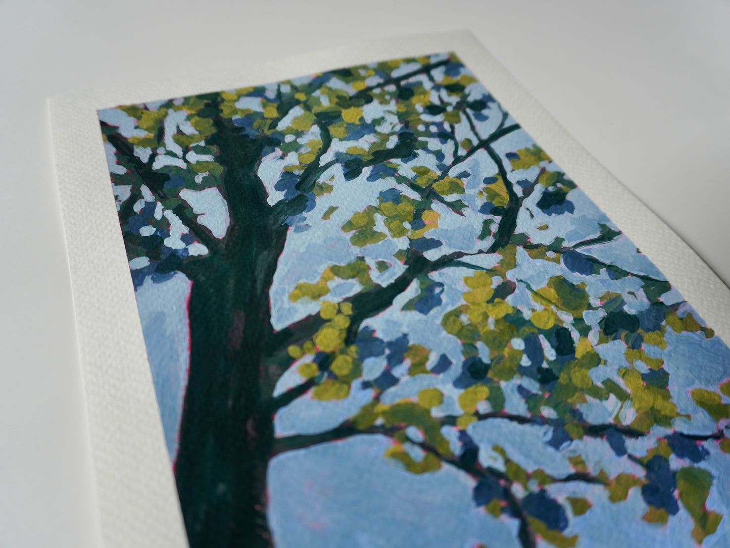 “Beginnings of Spring” - 7x10 Original Gouache Painting