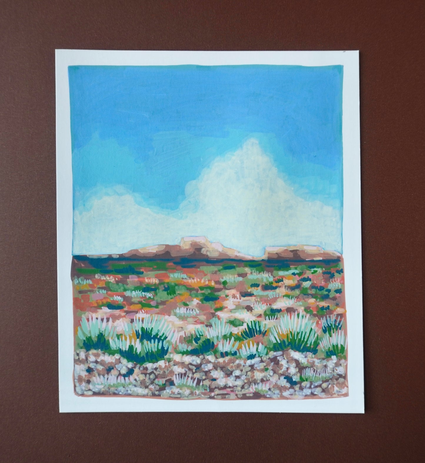 “West 1” - 5x6 Original Acrylic Markers