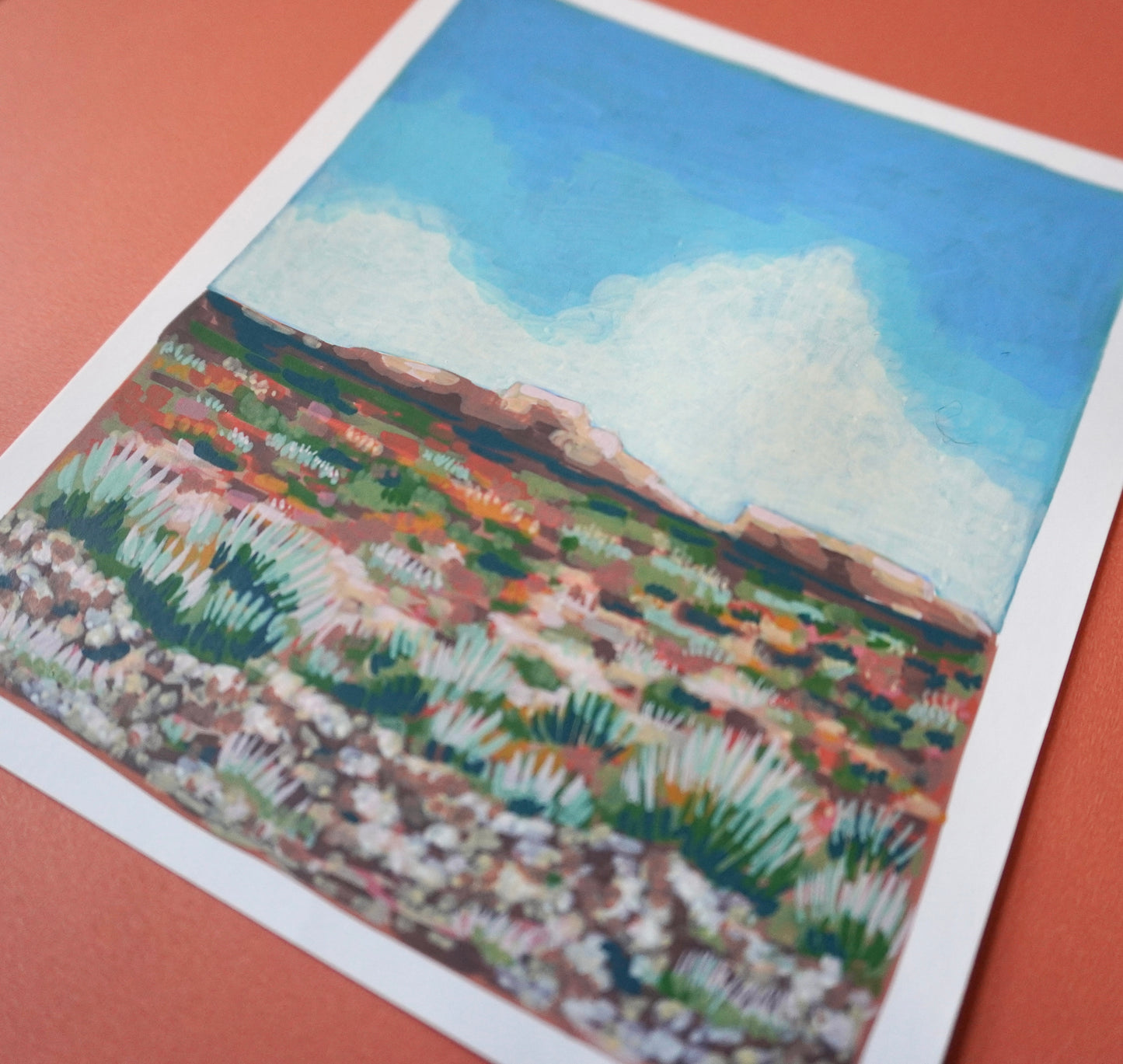 “West 1” - 5x6 Original Acrylic Markers