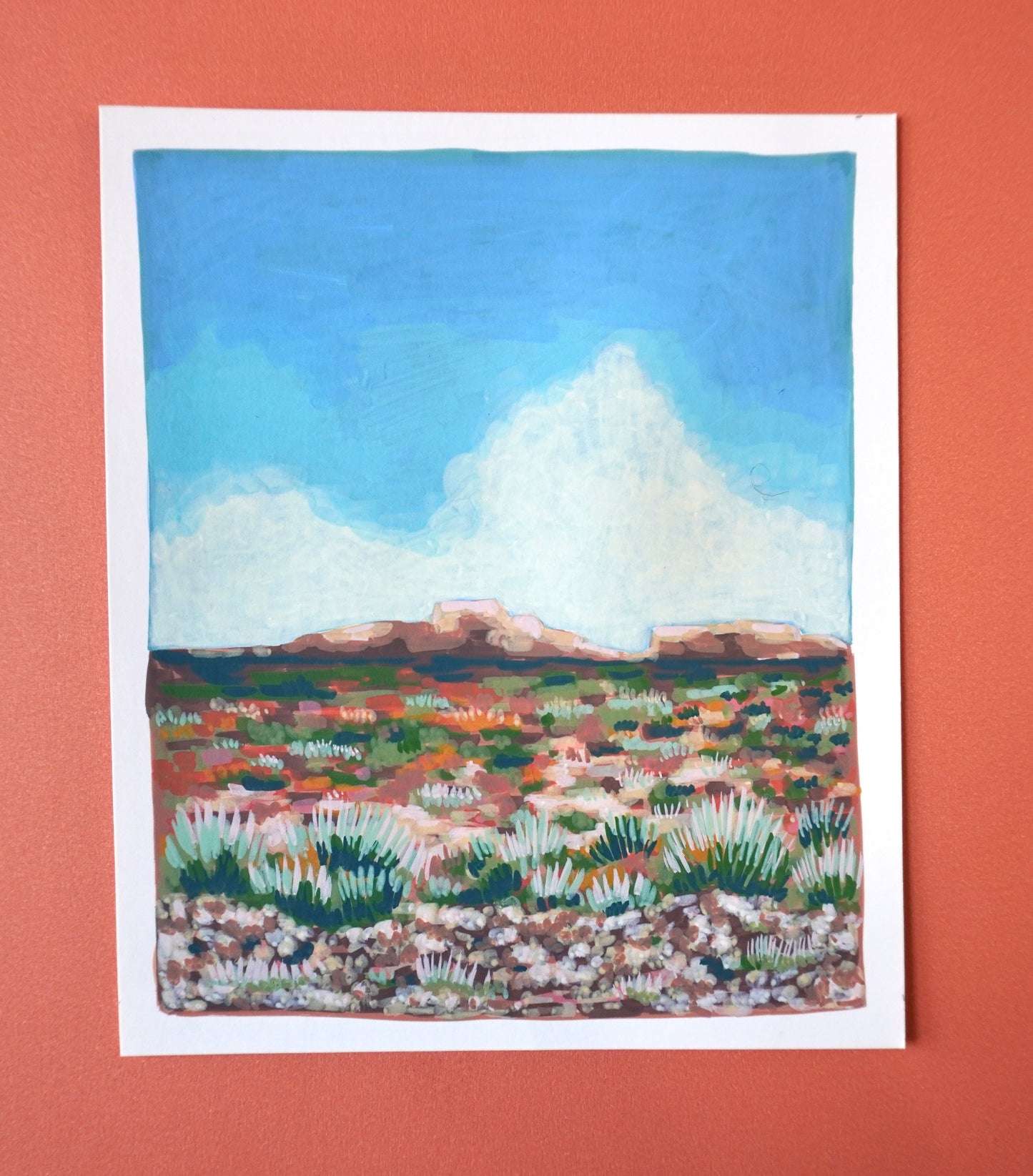“West 1” - 5x6 Original Acrylic Markers
