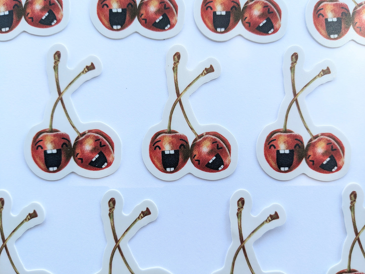 Cherry Face Sticker