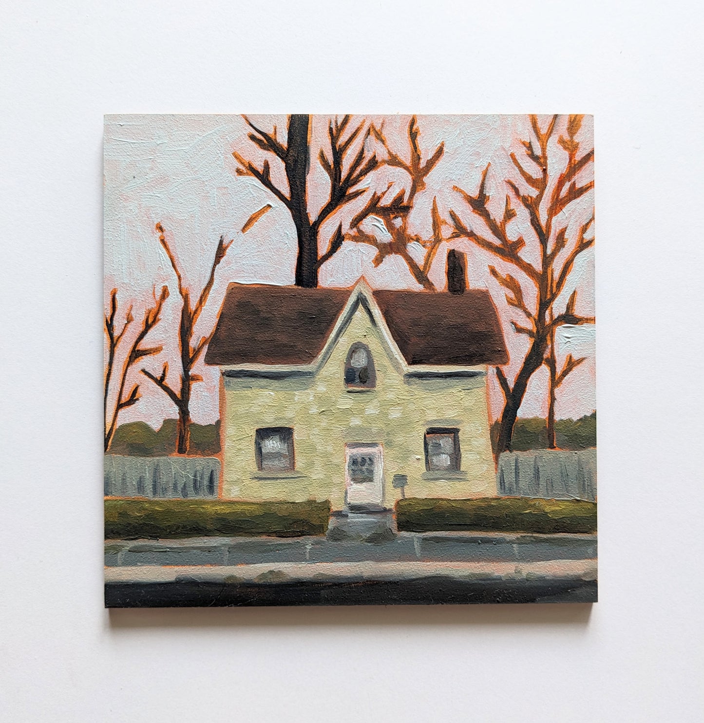 ORIGINS 2 : Recent Past - 5x5 Original Oil Painting