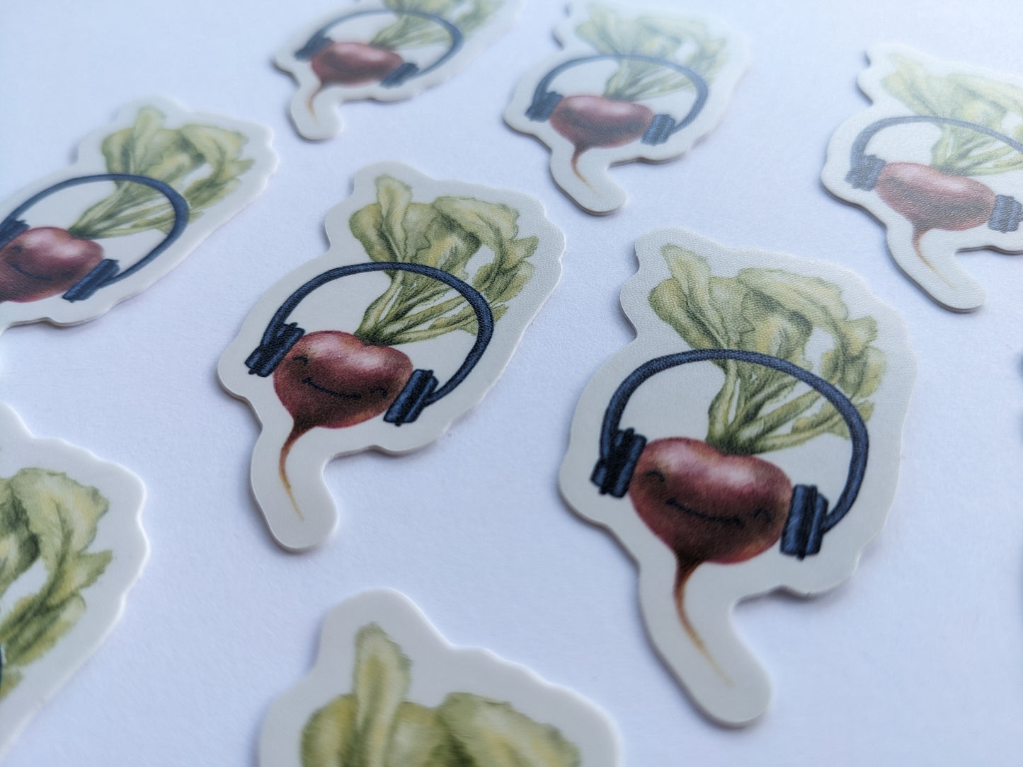 Radish Face Sticker
