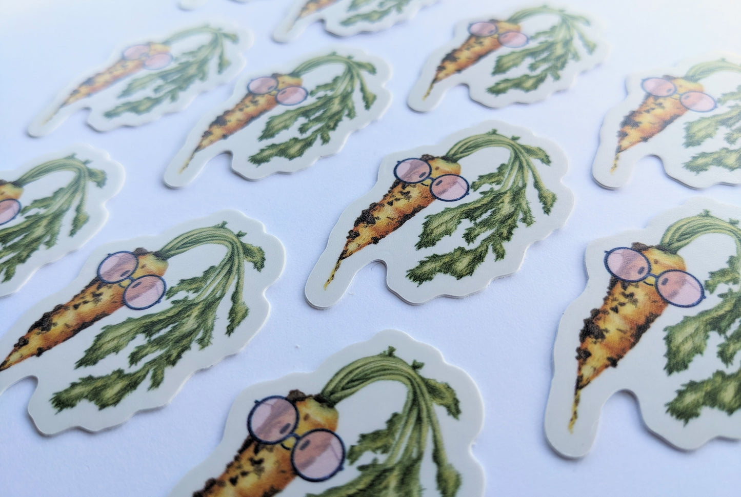 Carrot Face Sticker