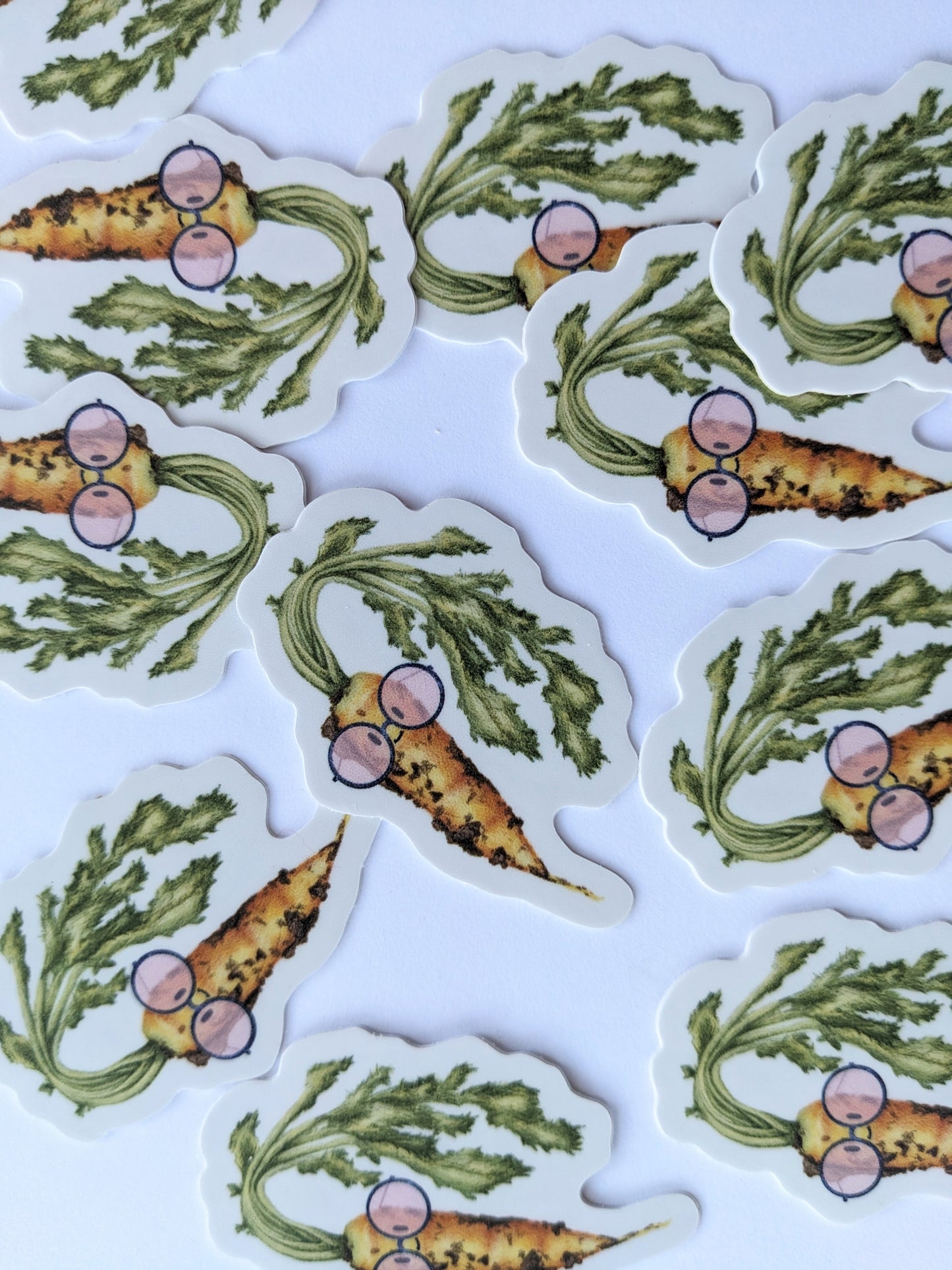 Carrot Face Sticker
