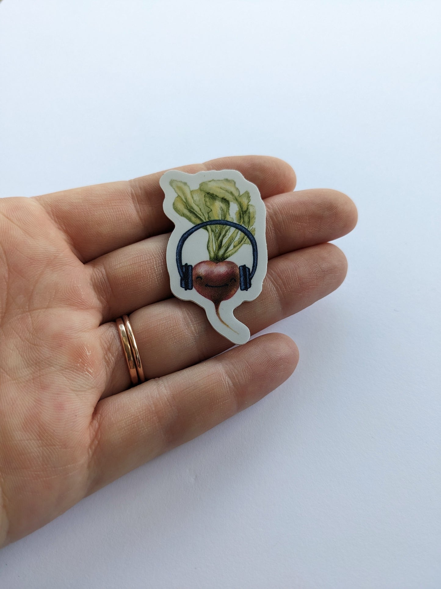 Radish Face Sticker