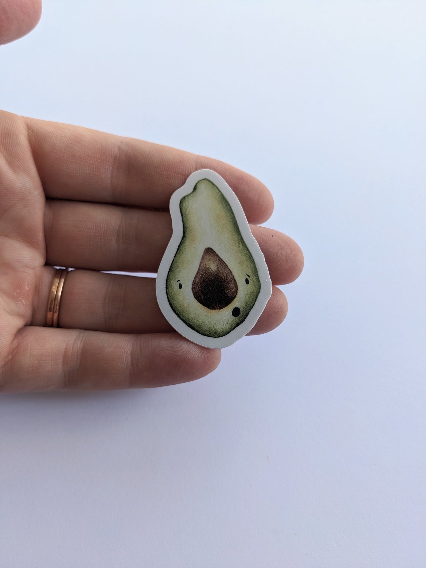Avocado Face Sticker
