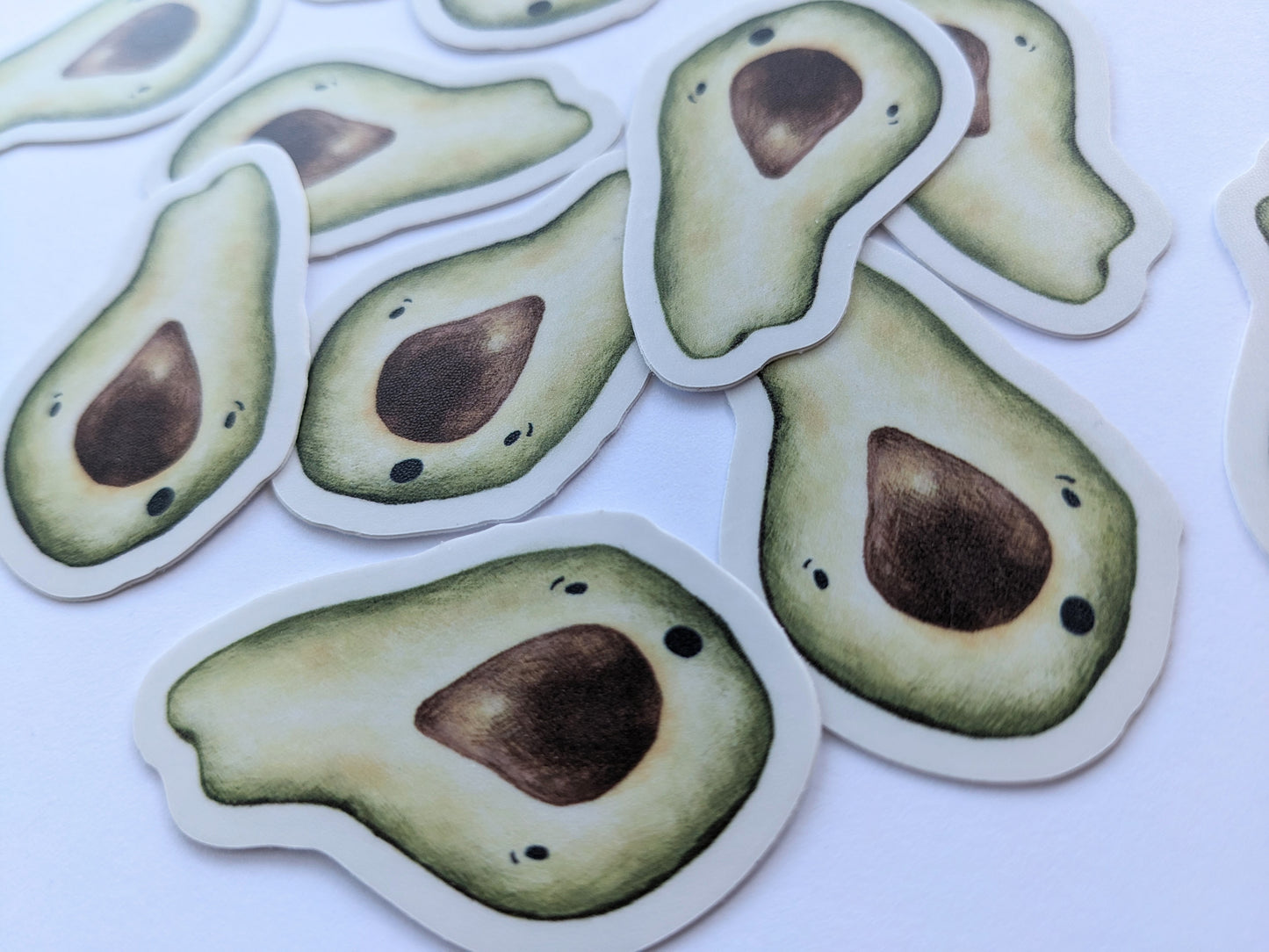 Avocado Face Sticker