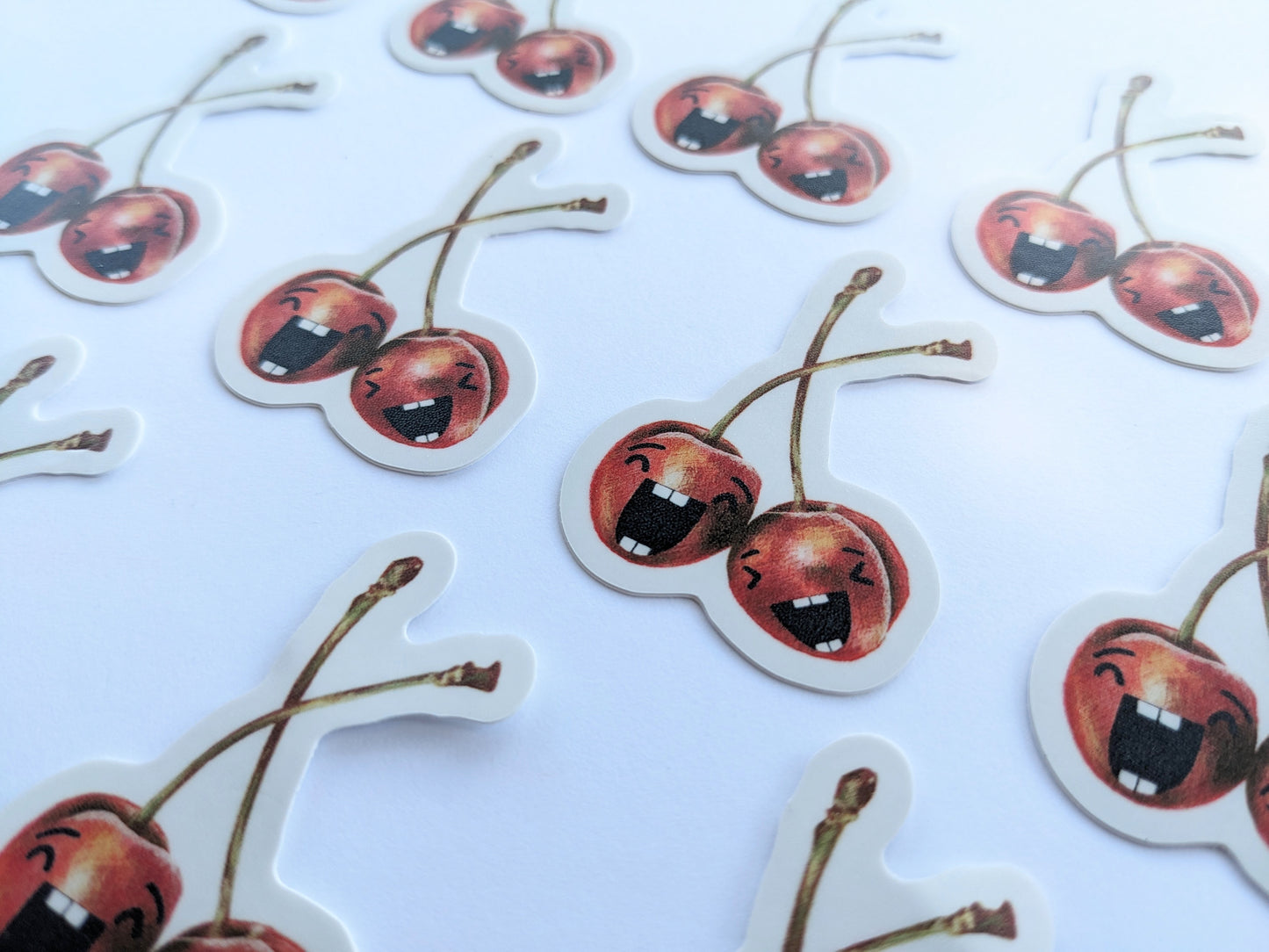 Cherry Face Sticker