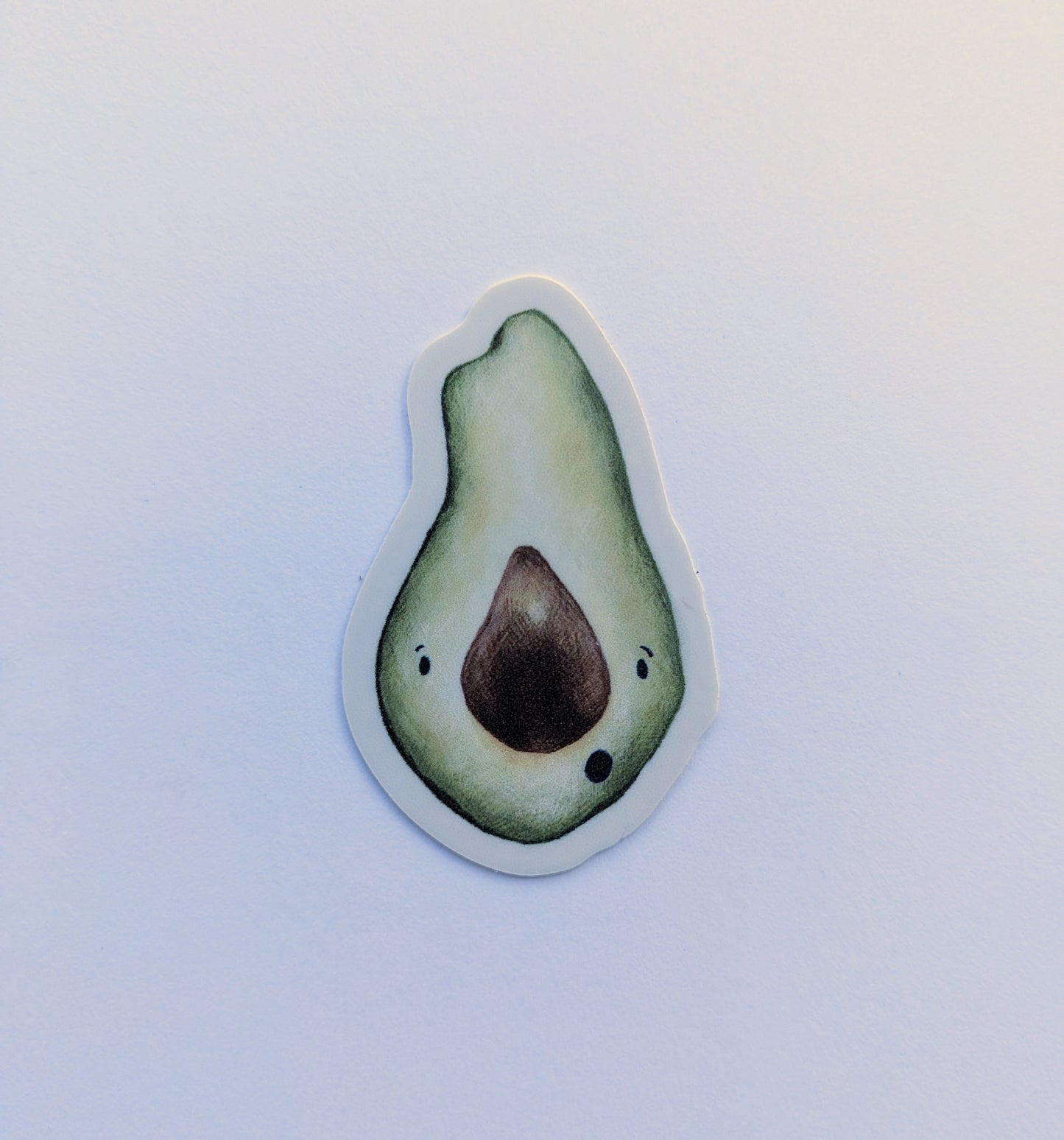 Avocado Face Sticker