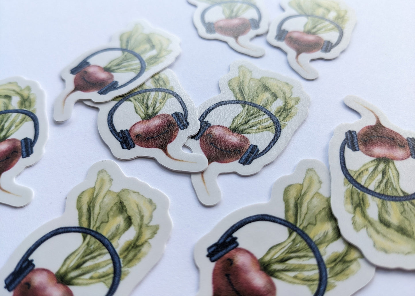 Radish Face Sticker