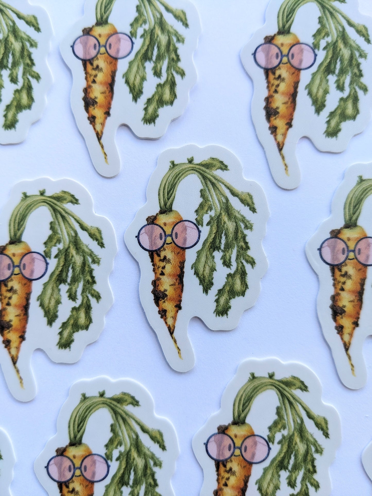 Carrot Face Sticker