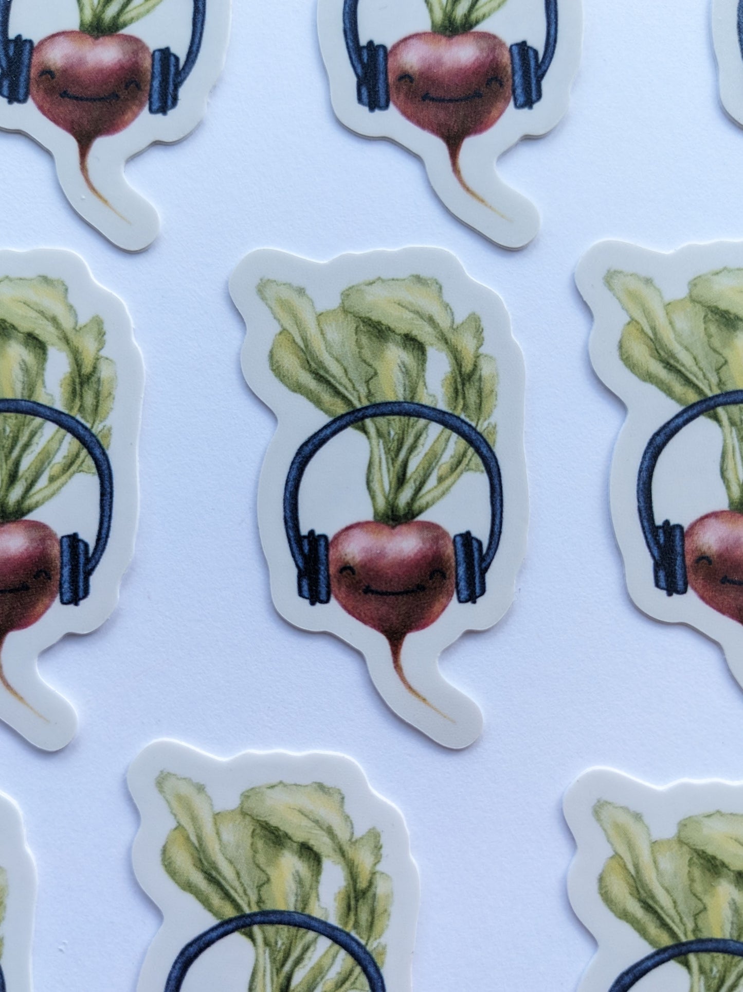 Radish Face Sticker