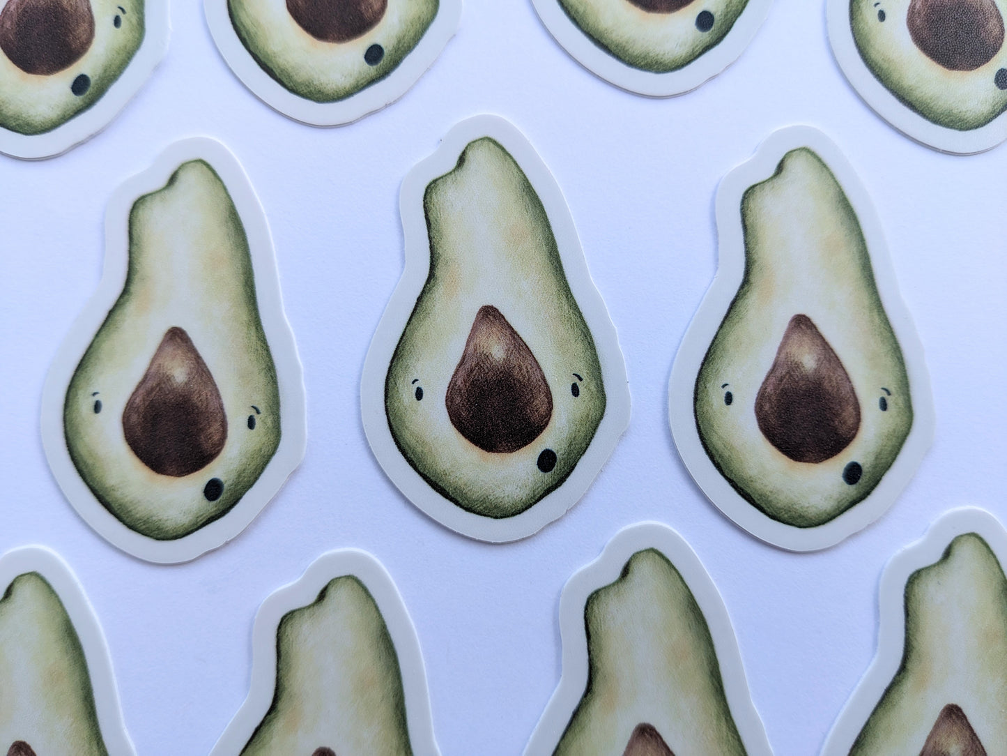 Avocado Face Sticker