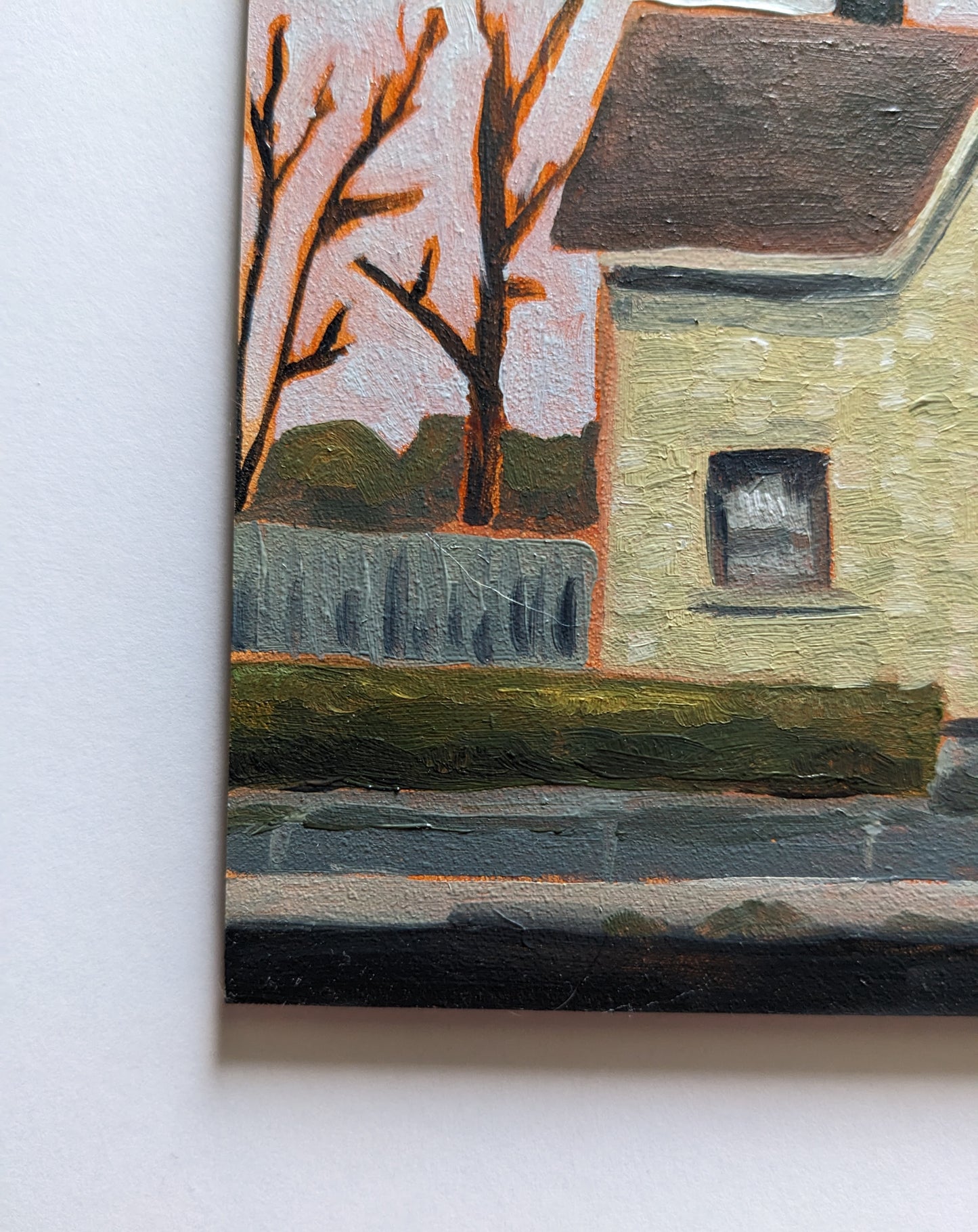 ORIGINS 2 : Recent Past - 5x5 Original Oil Painting