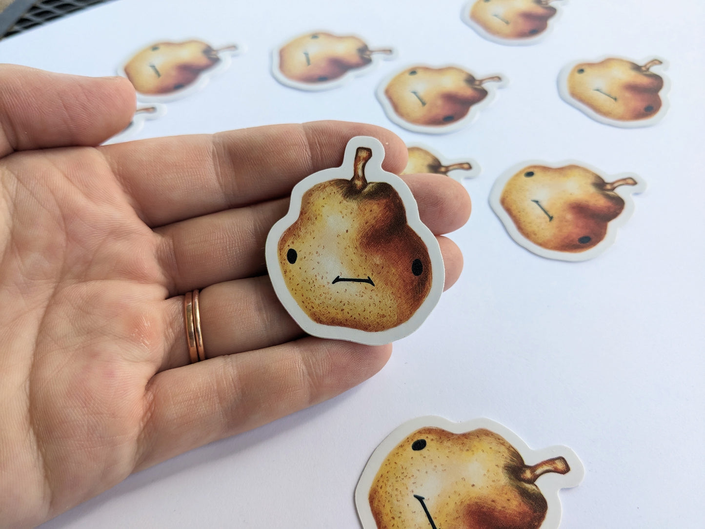 Pear Face Sticker