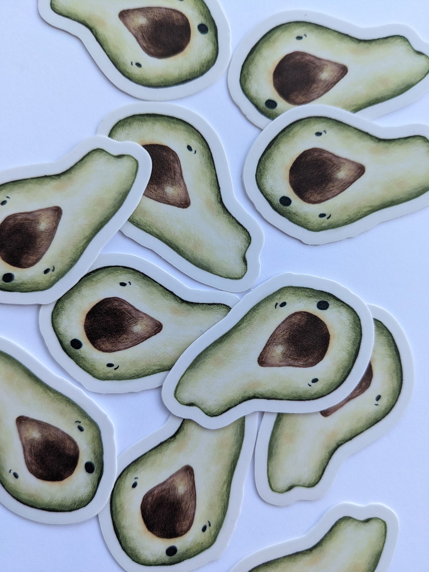 Avocado Face Sticker
